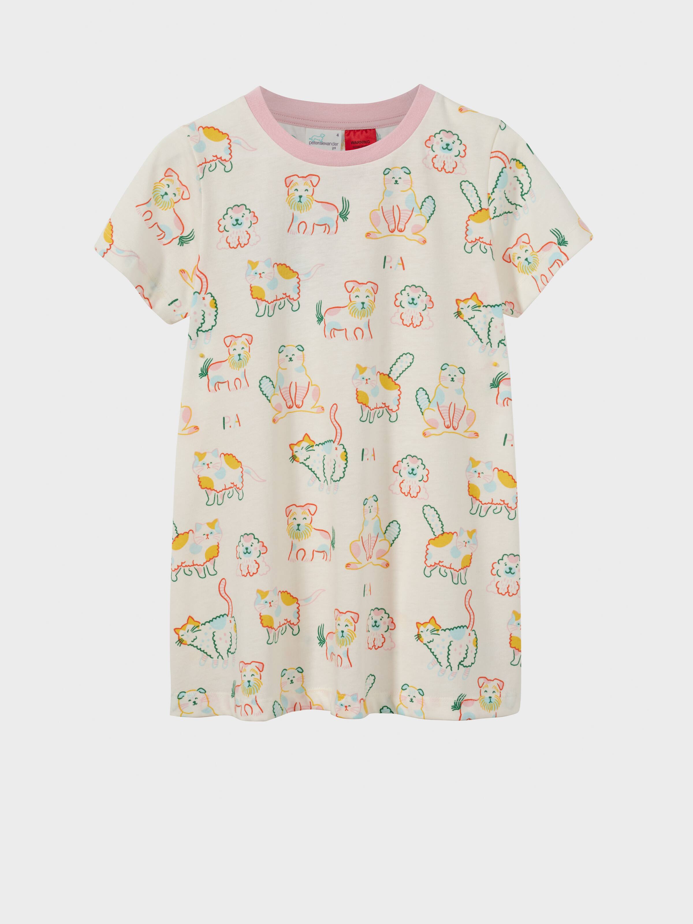 Jnr Girls Cats & Dogs Nightie