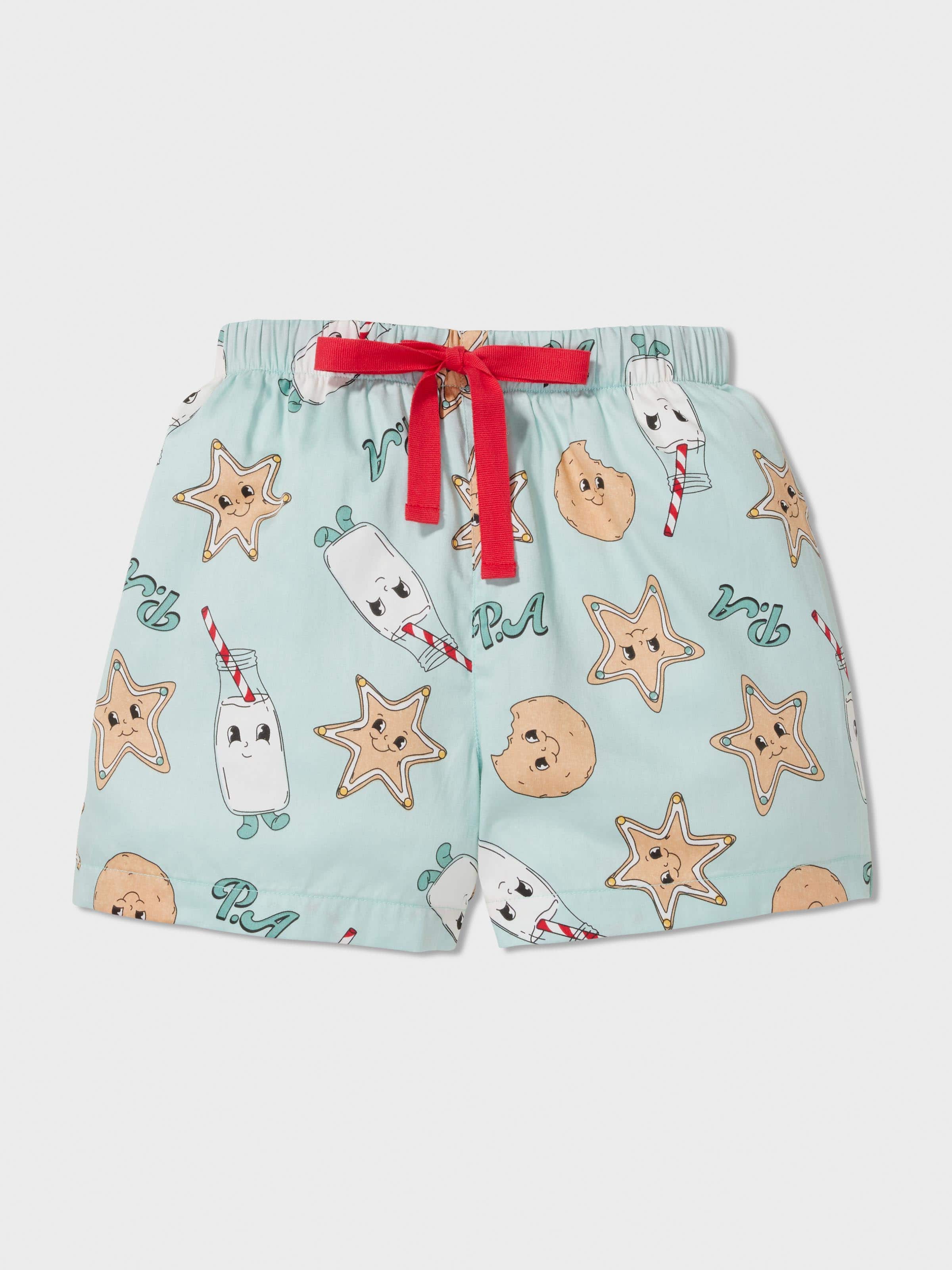 Jnr Kids Milk & Gingerbread Classic Pj Set