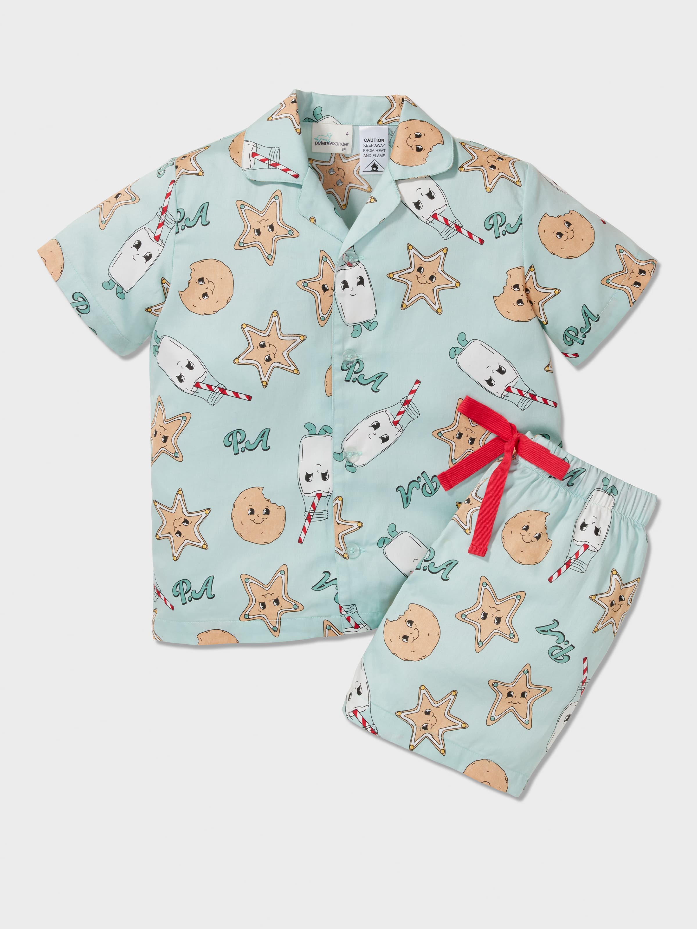 Kids Milk & Gingerbread Classic Pj Set