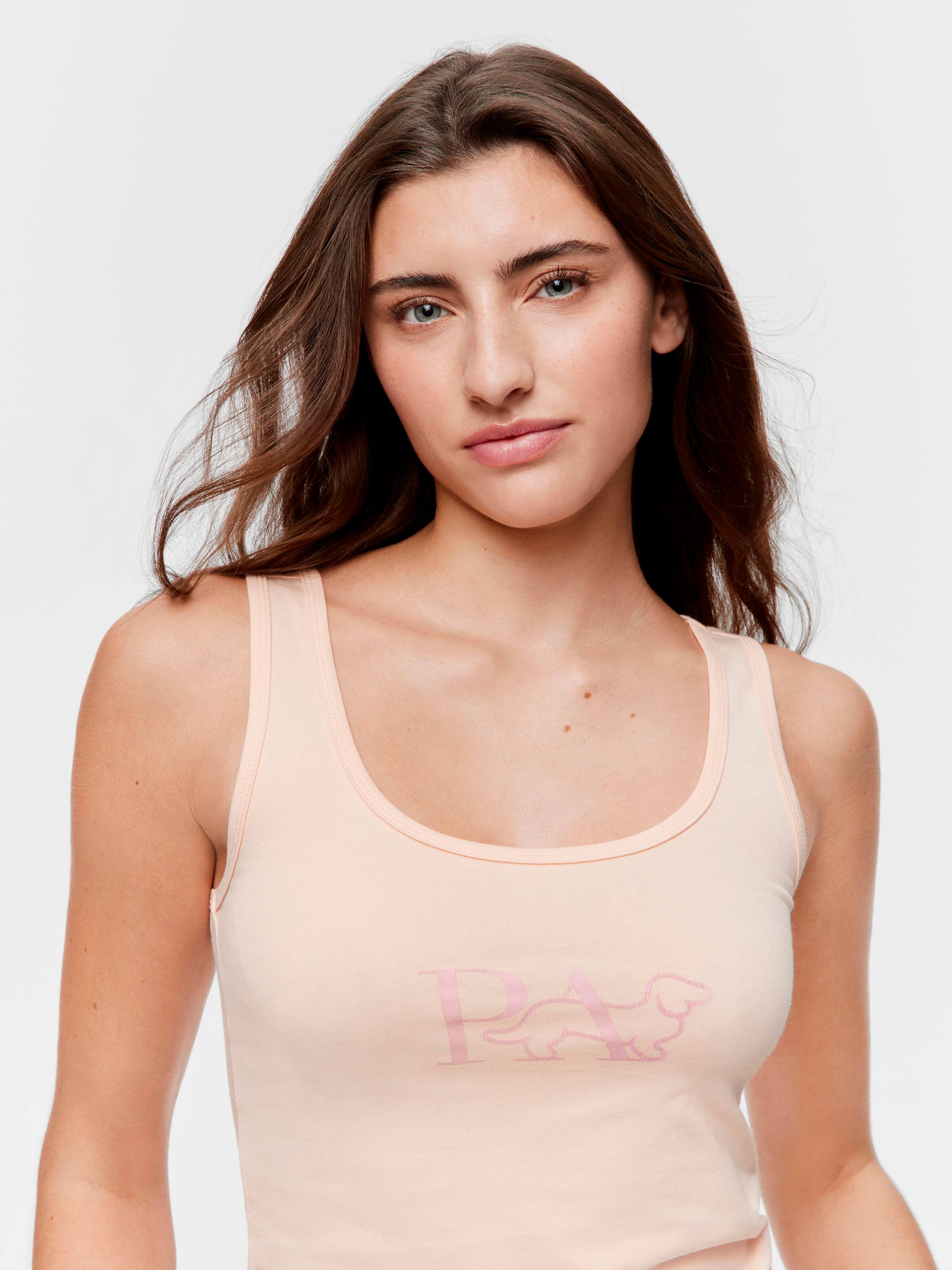 Peachy Pink P.A. Penny Tank