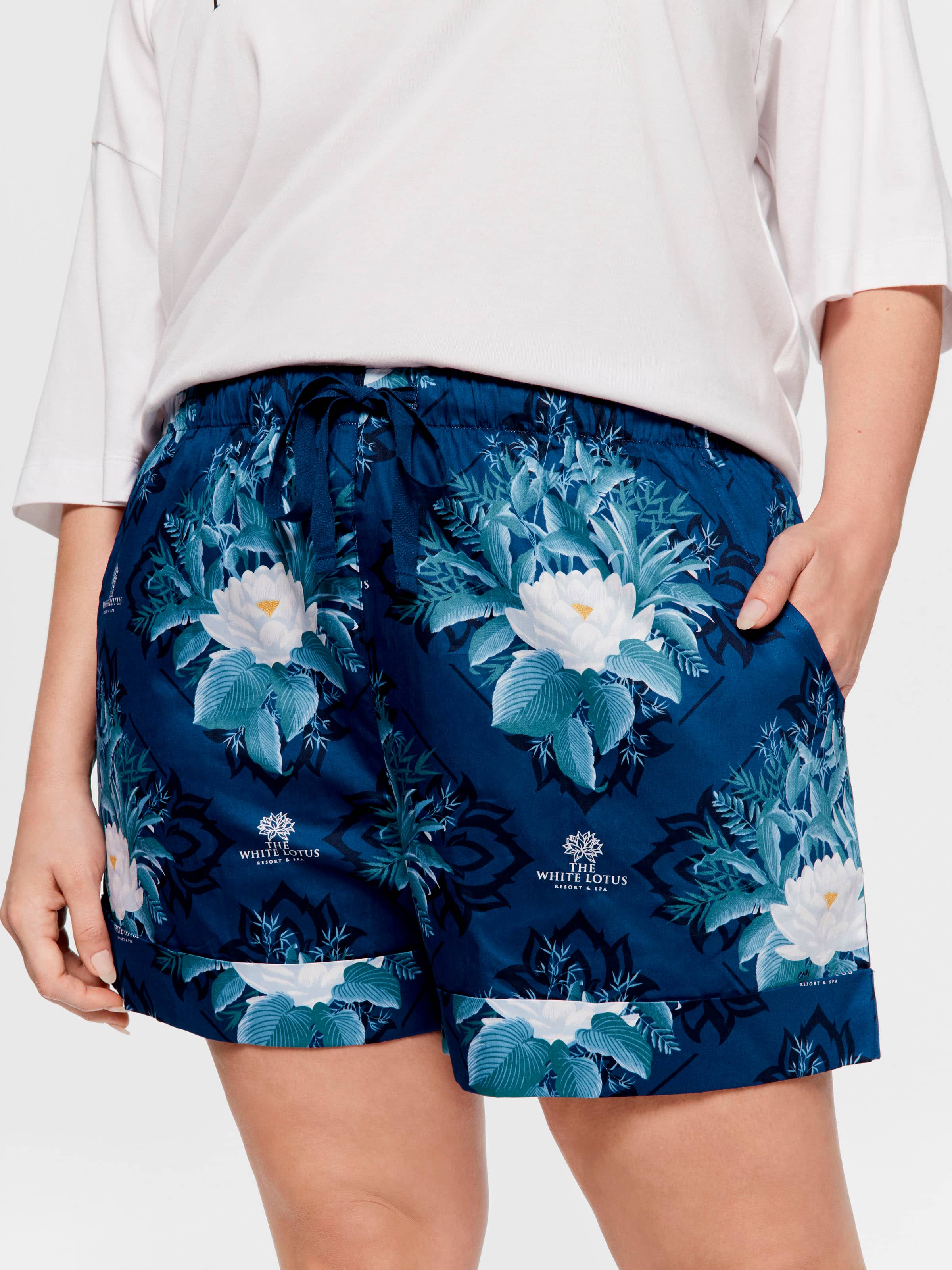 P.A. Plus The White Lotus Boy Short