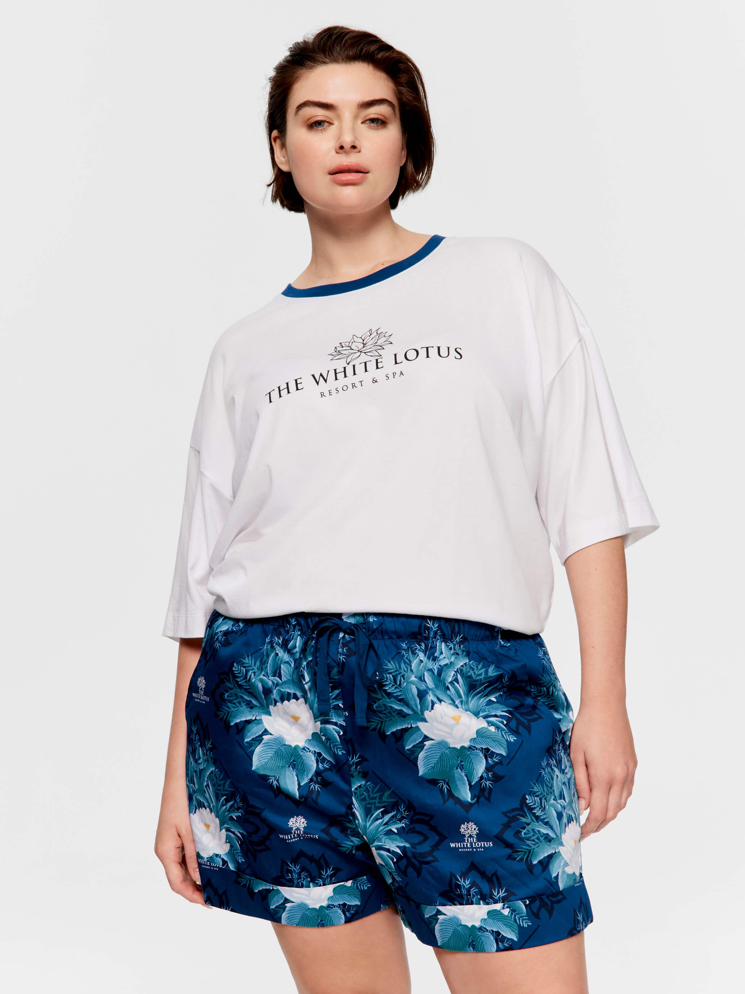P.A. Plus The White Lotus Boy Short