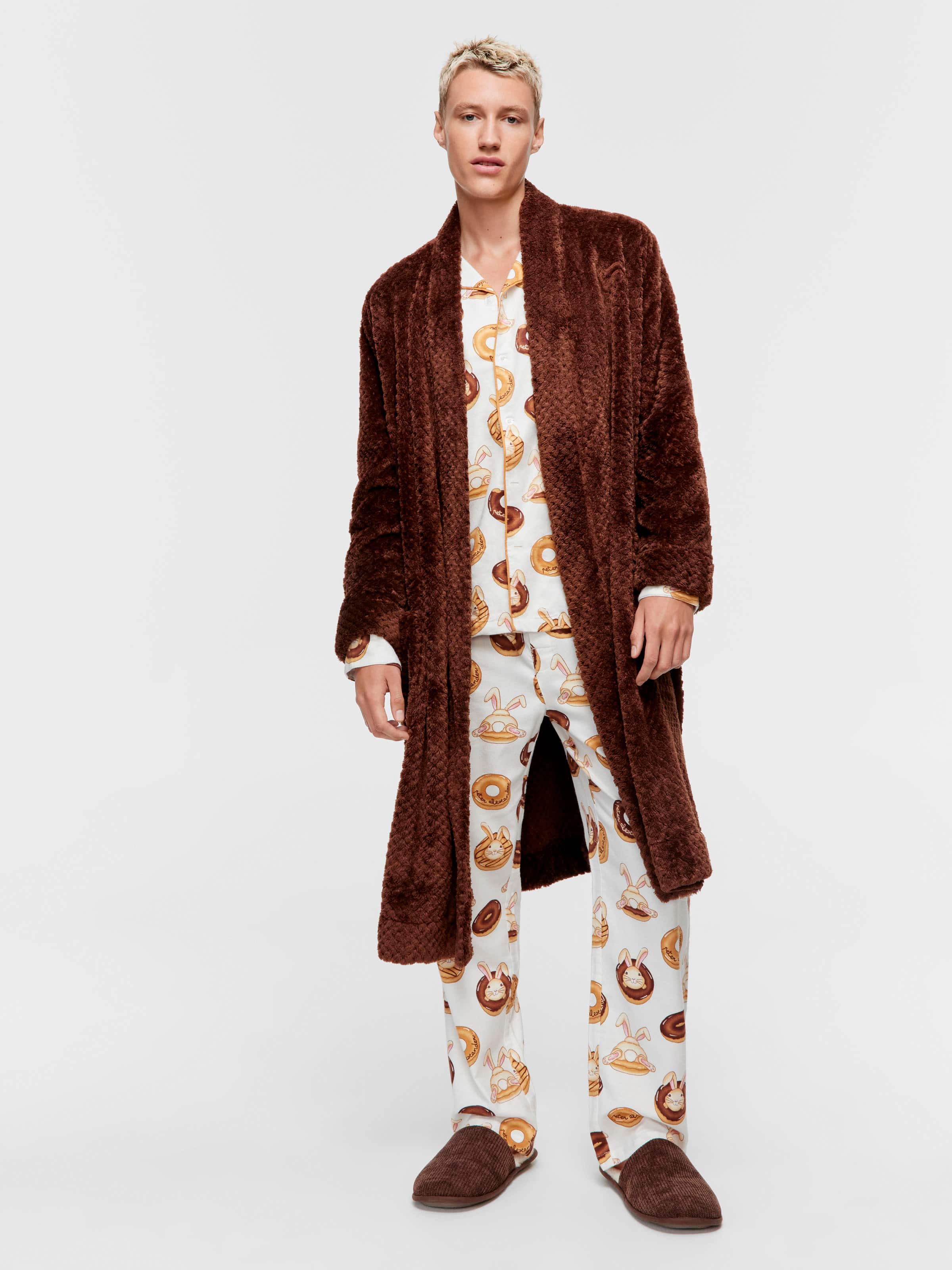 Chocolate Jacquard Gown