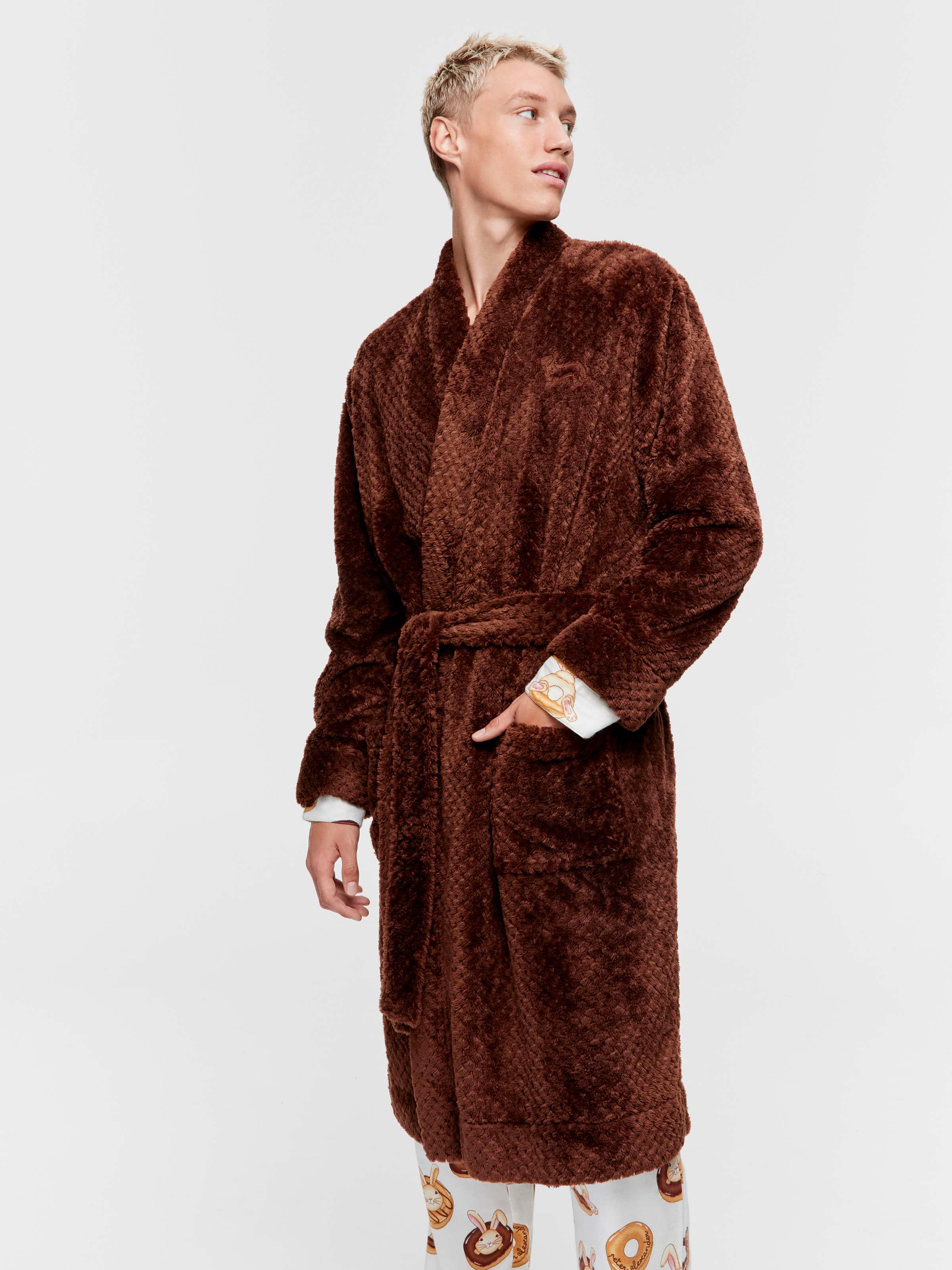 Chocolate Jacquard Gown