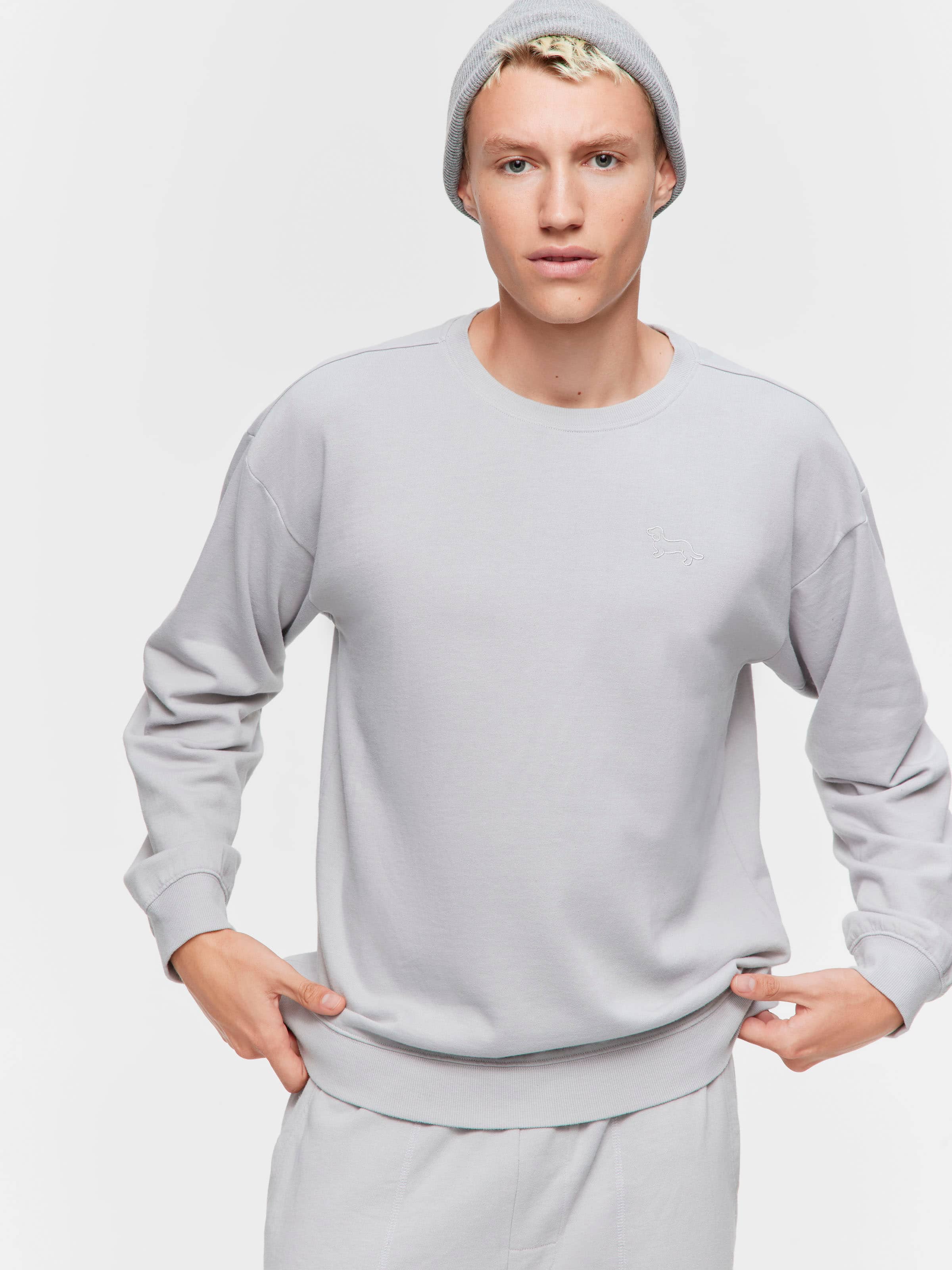 Grey Fleece Sweater