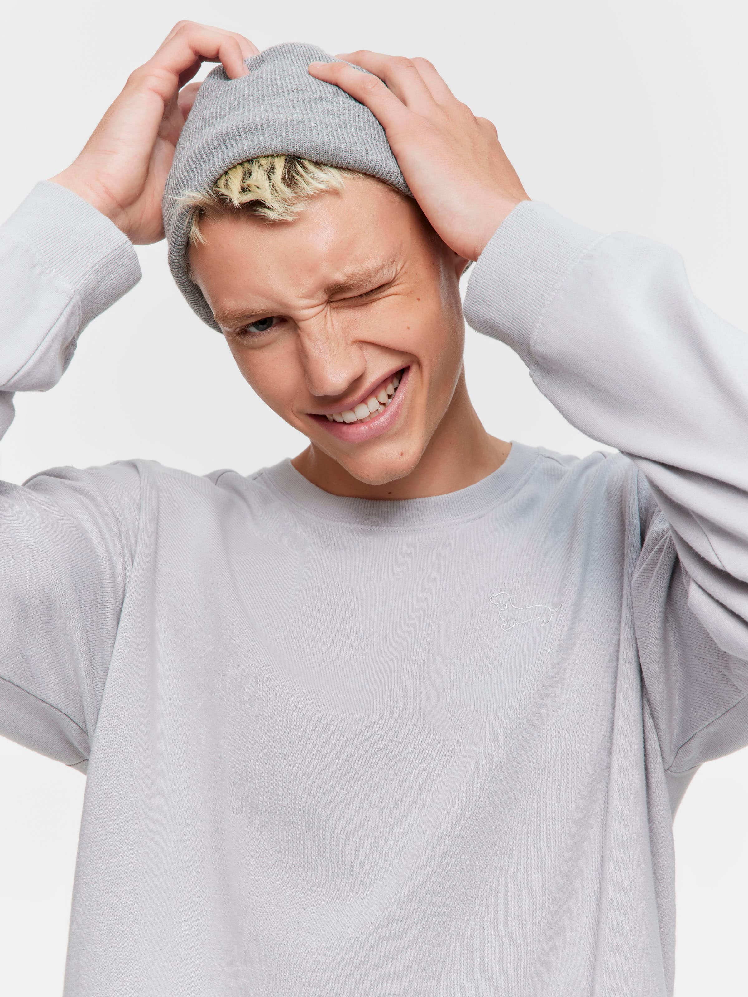 Grey Fleece Sweater