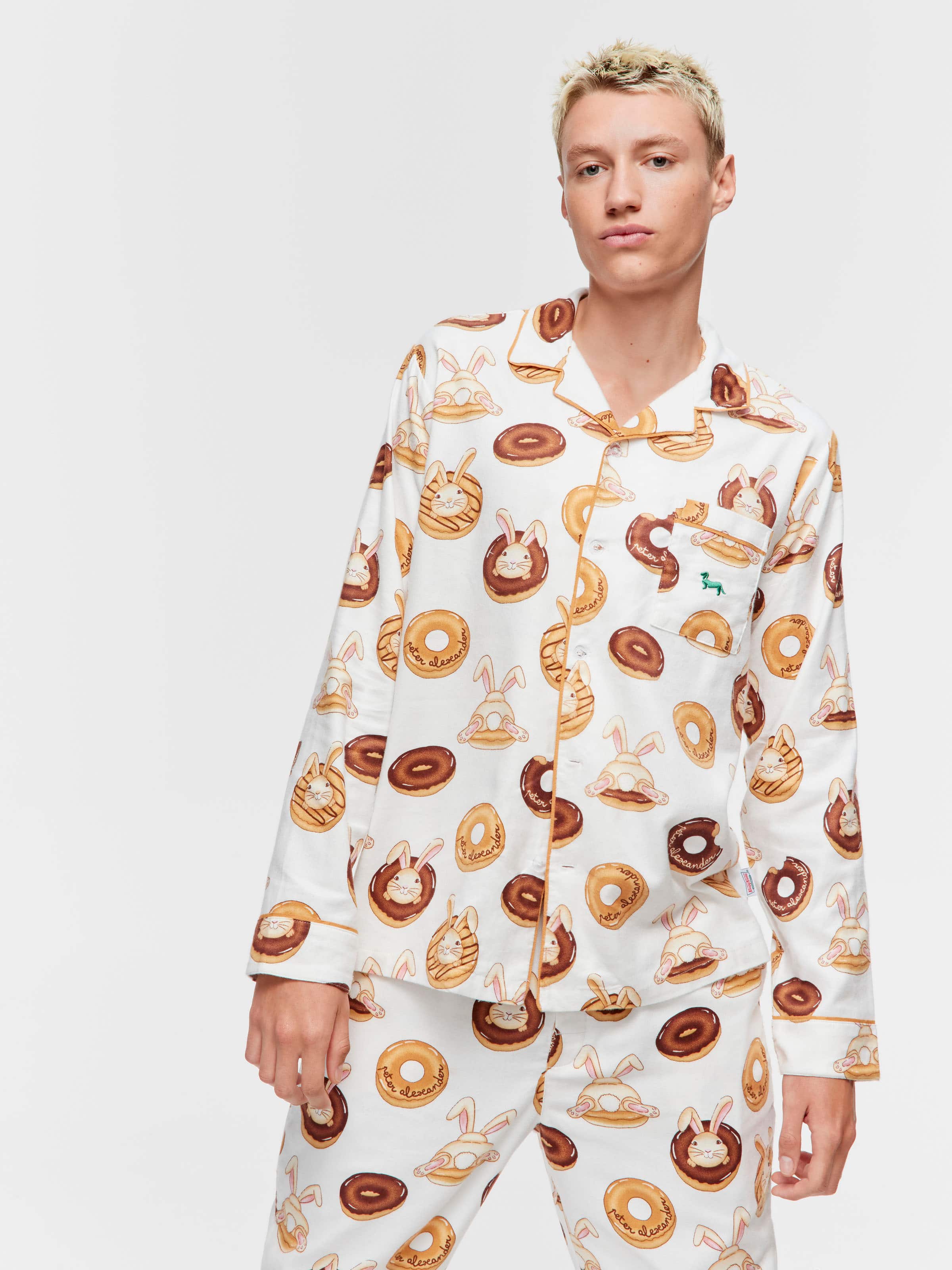Krispy Kreme Bunnies Bamboo Flannelette Long Sleeve Pj Set