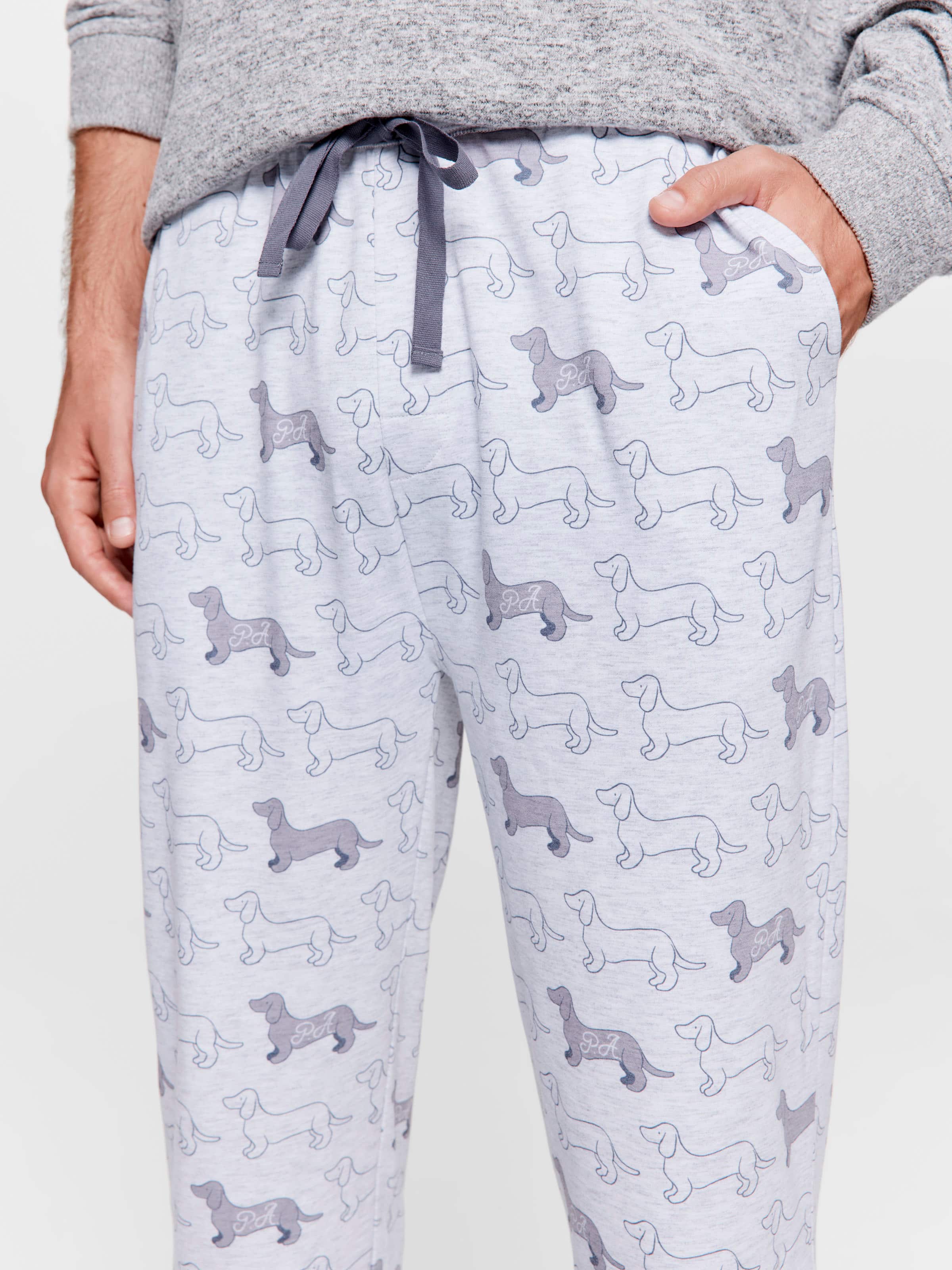 Grey Penny Logo Pj Pant
