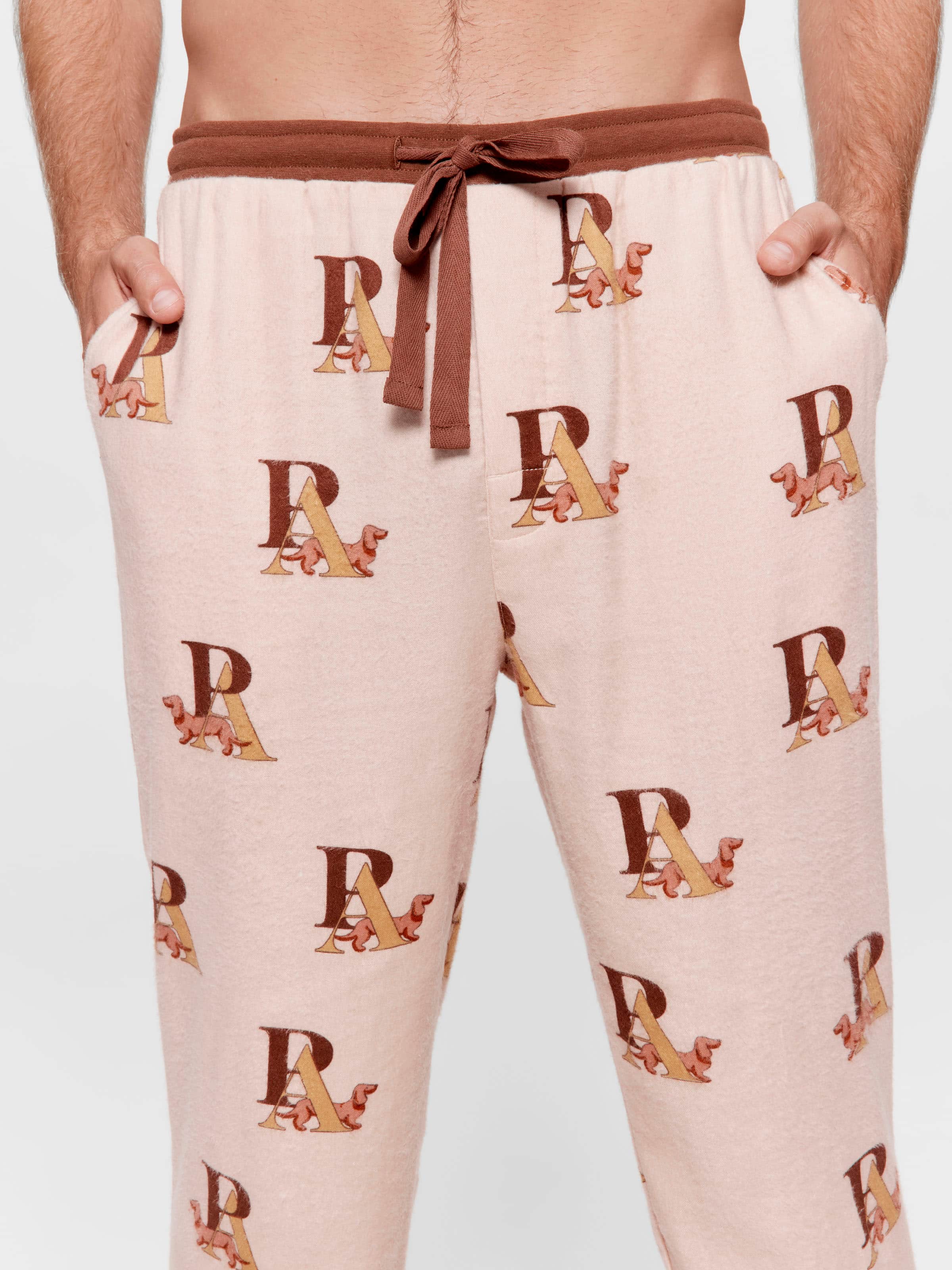 P.A Logo Classic Flannelette Pj Pant