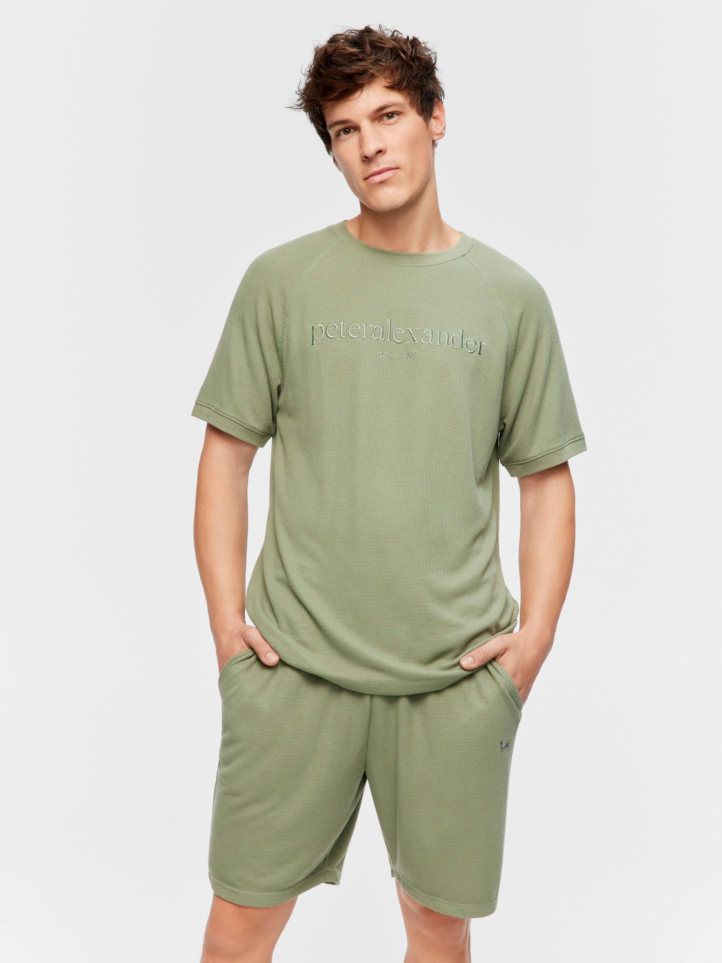 Sage Waffle Tee