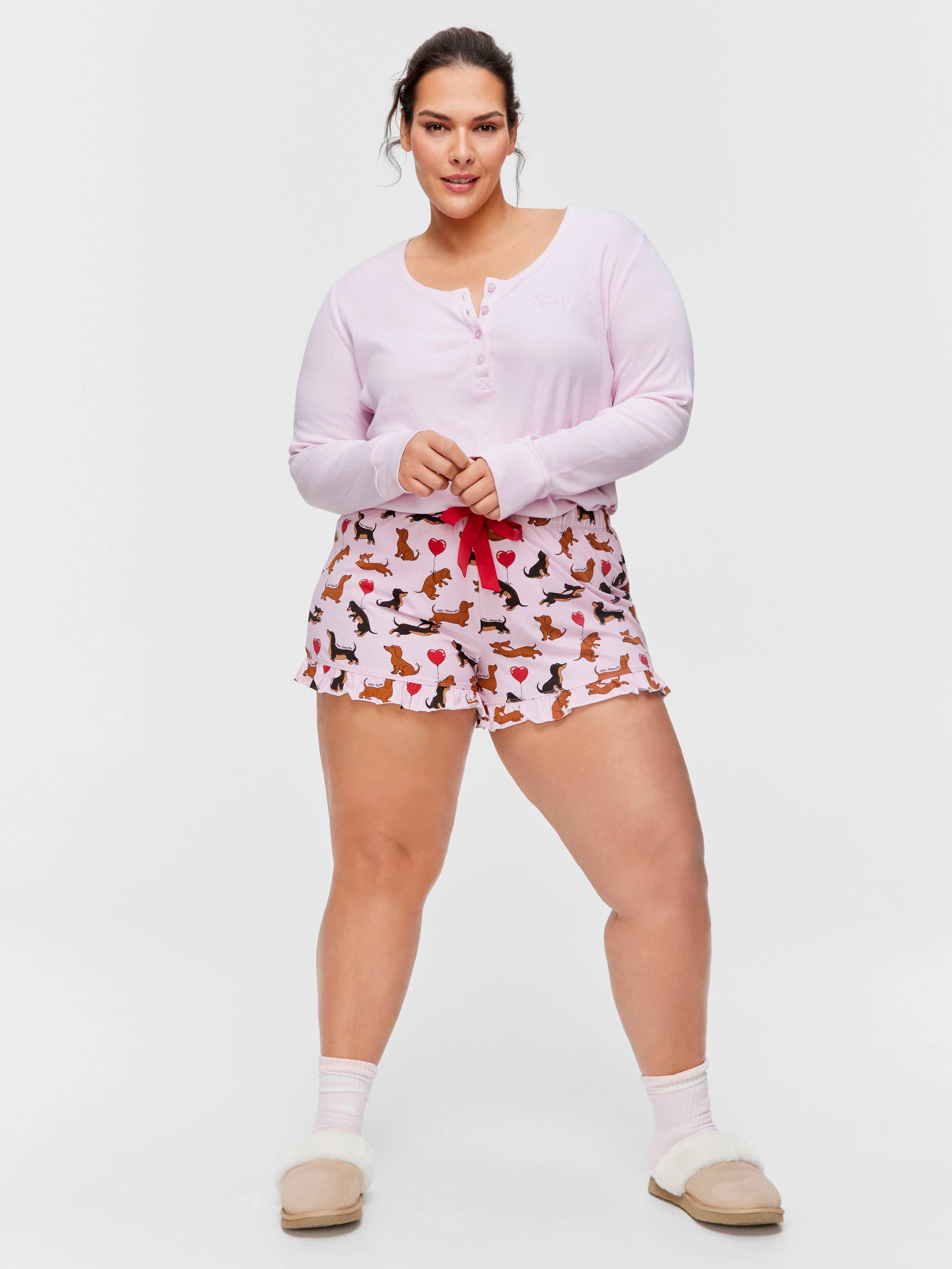 P.A. Plus Valentine's Day Mini Flutter Short