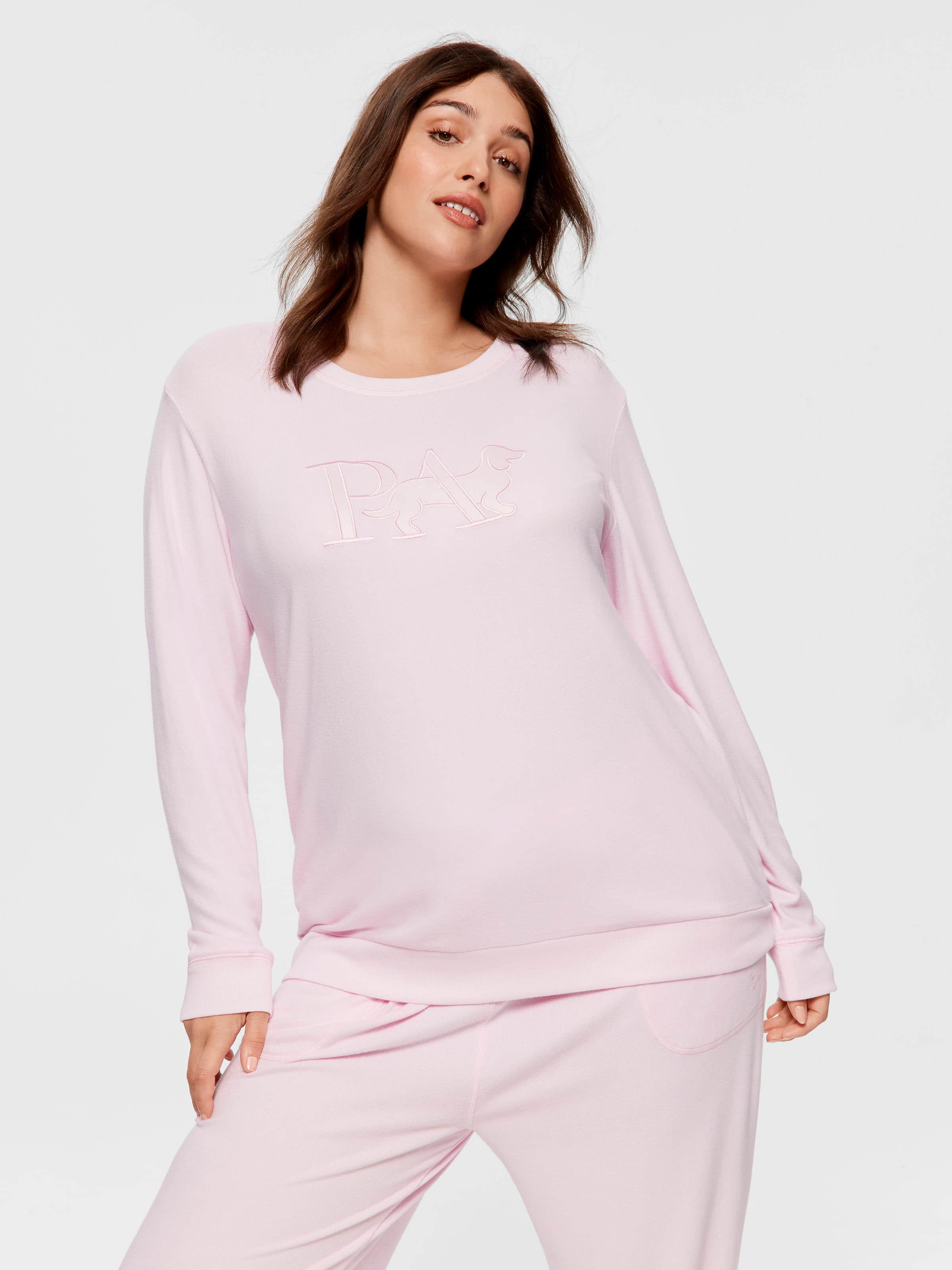 P.A. Plus Pink Plush Sweater