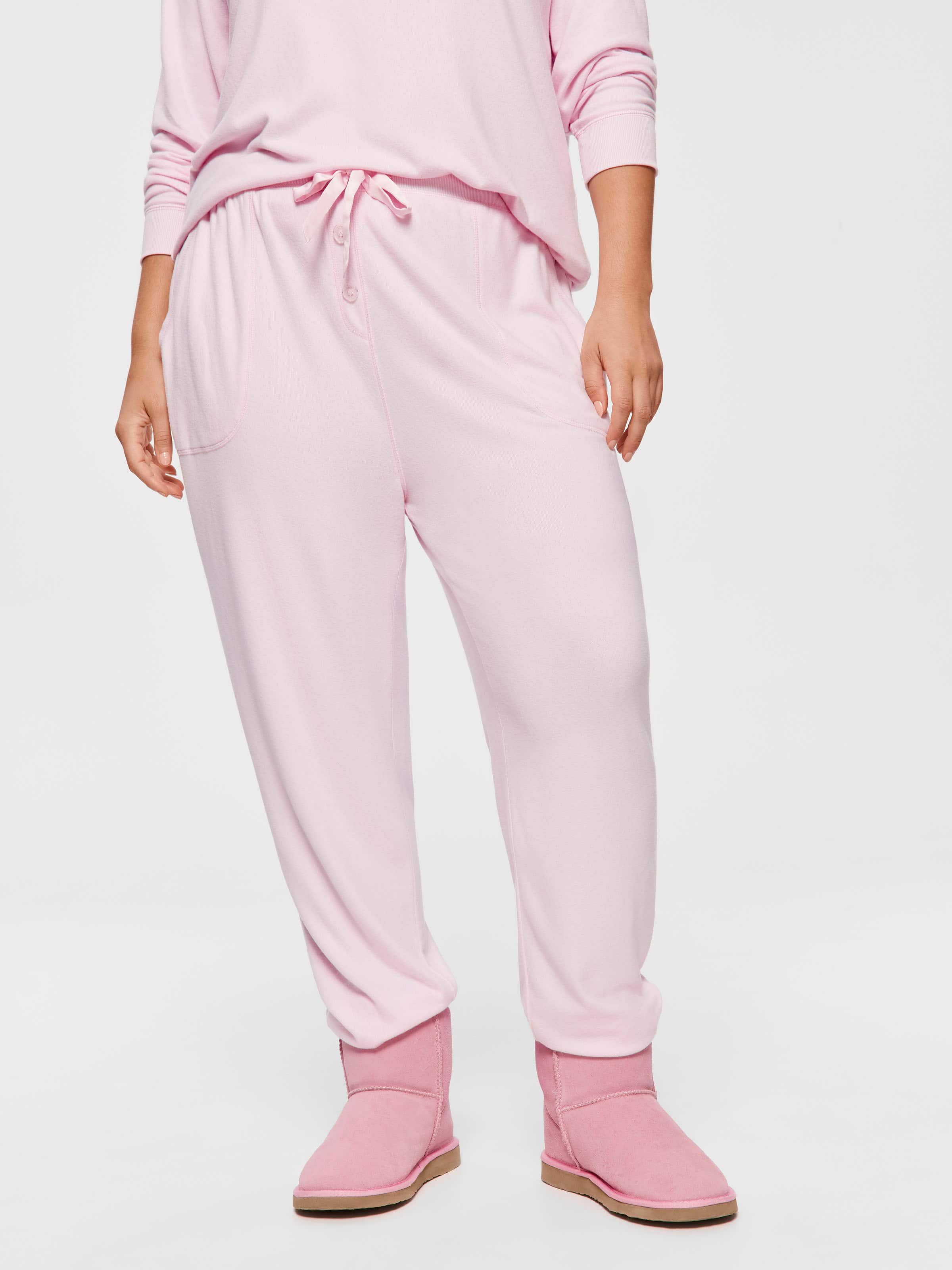 Image for P.A. Plus Pink Plush Easy Pj Pant from JustGroupNZ