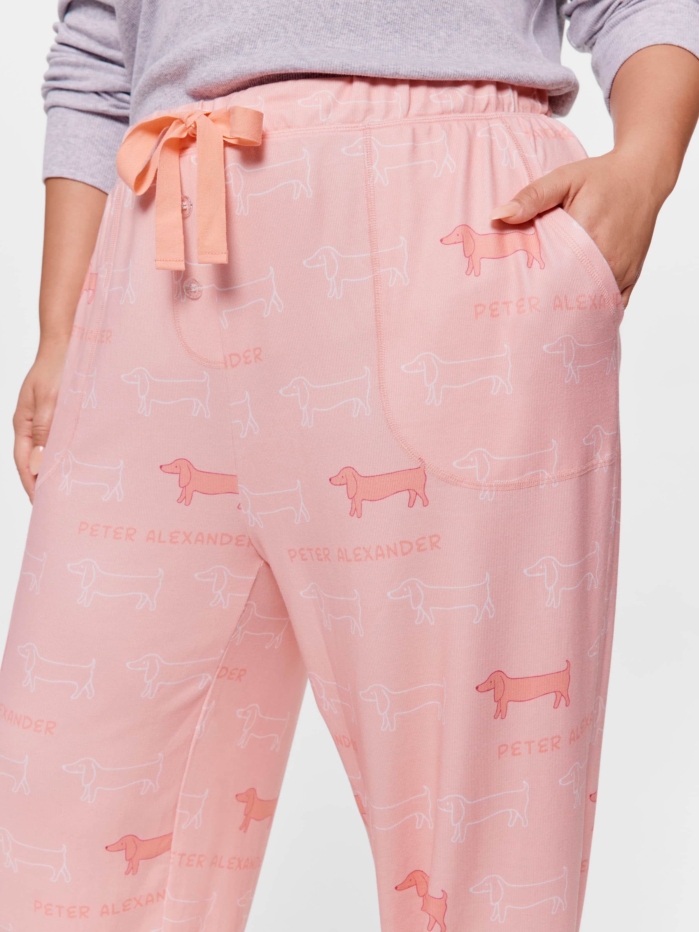 P.A. Plus Plush Peach Logo Easy Pj Pant