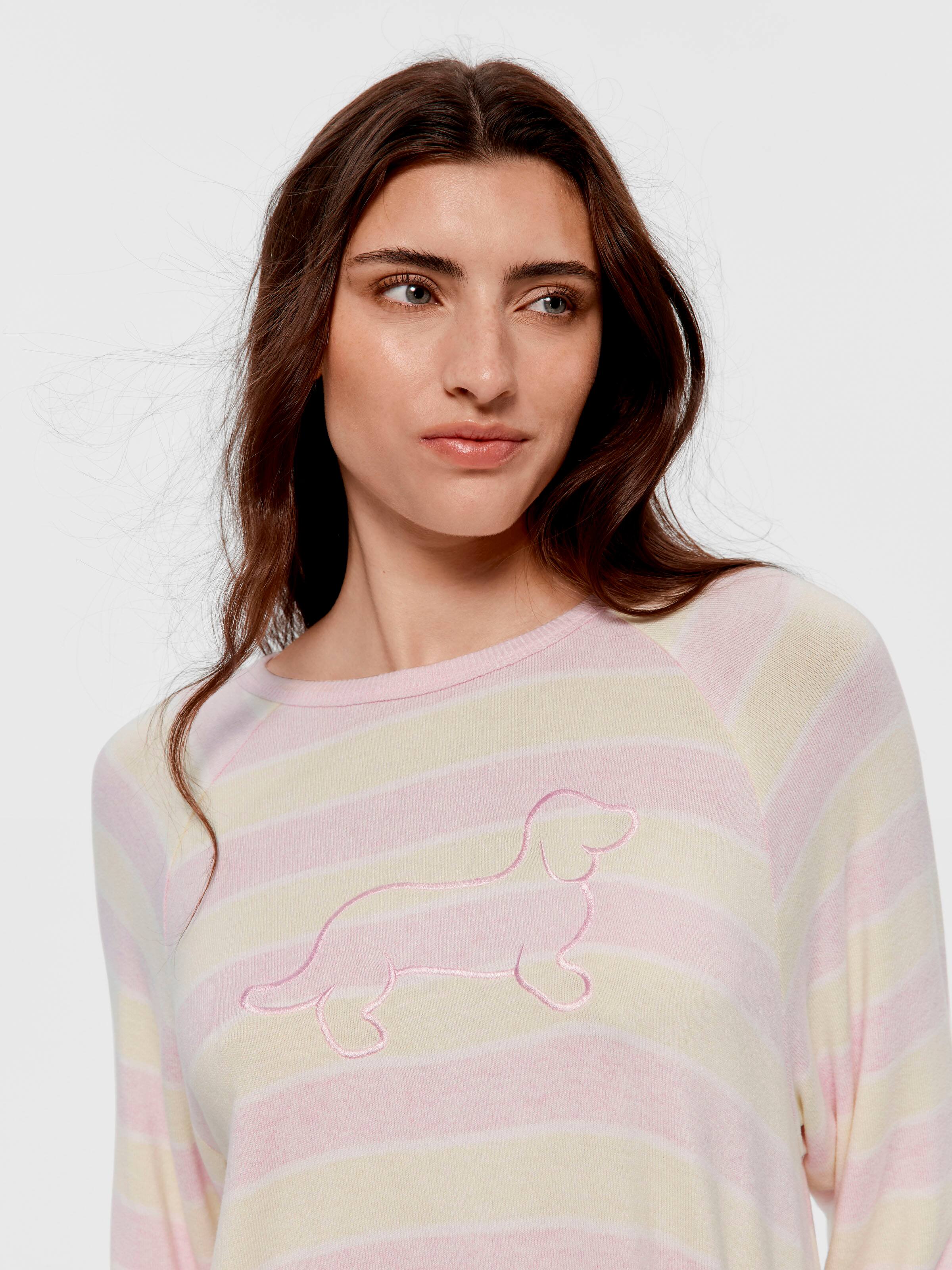 Pastel Fuzzy Oversized Sweater