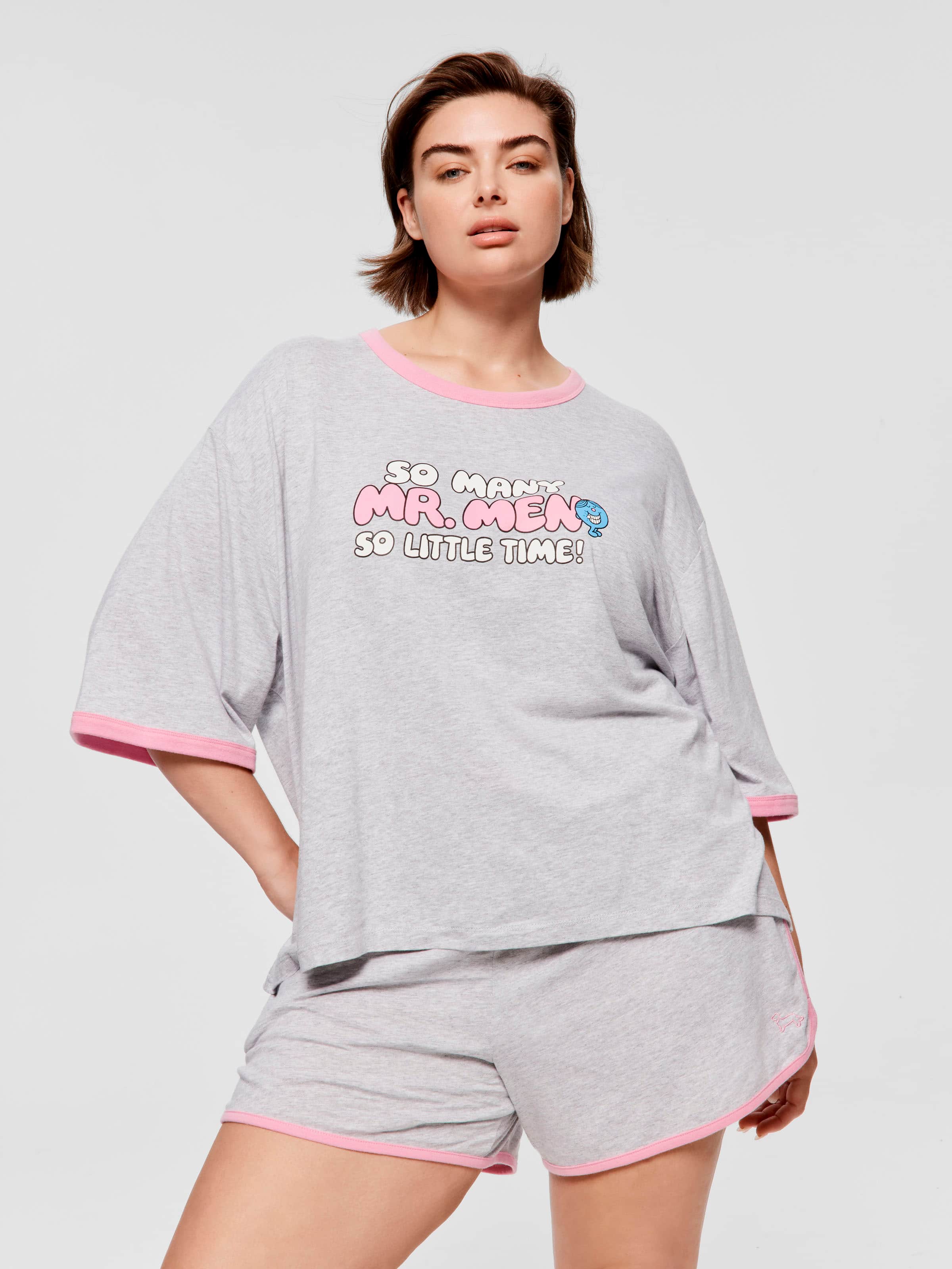 P.A. Plus Little Miss So Many Men Oversized Tee
