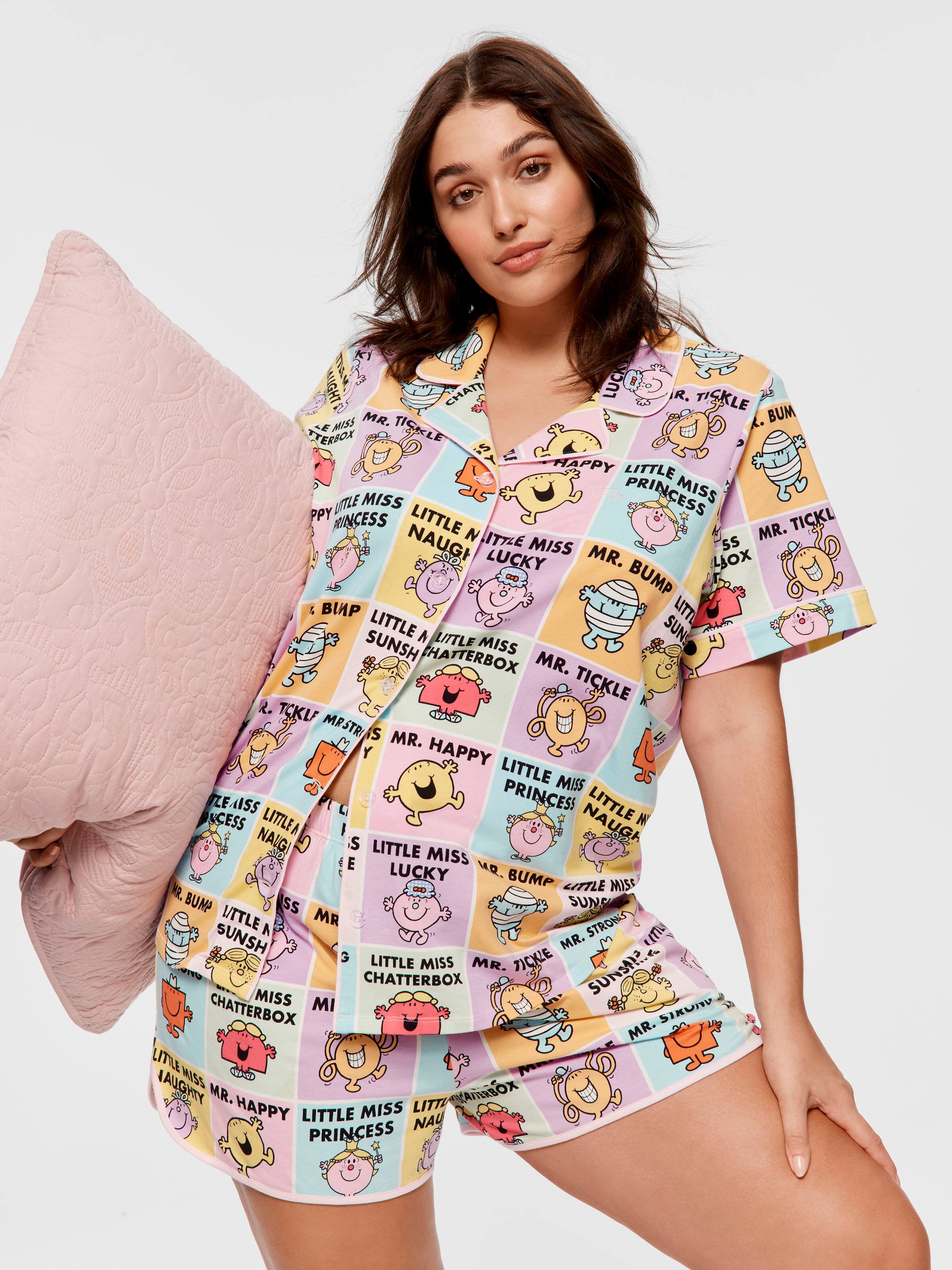 P.A. Plus Mr Men & Little Miss Shortie Pj Set