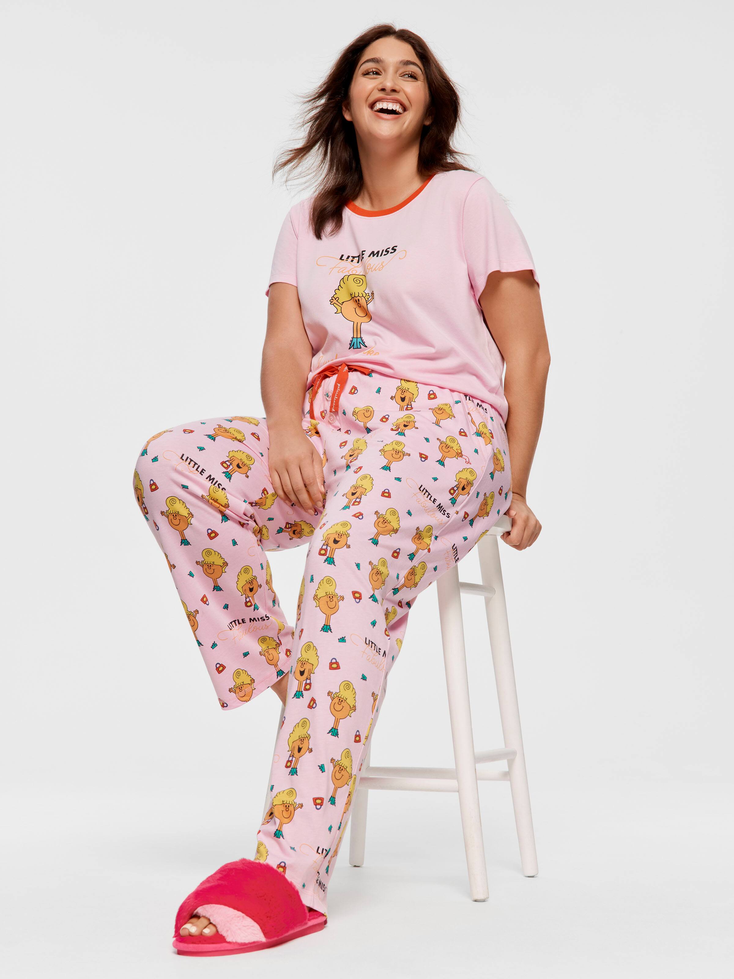 P.A. Plus Little Miss Fabulous Long Straight Leg Pj Pant