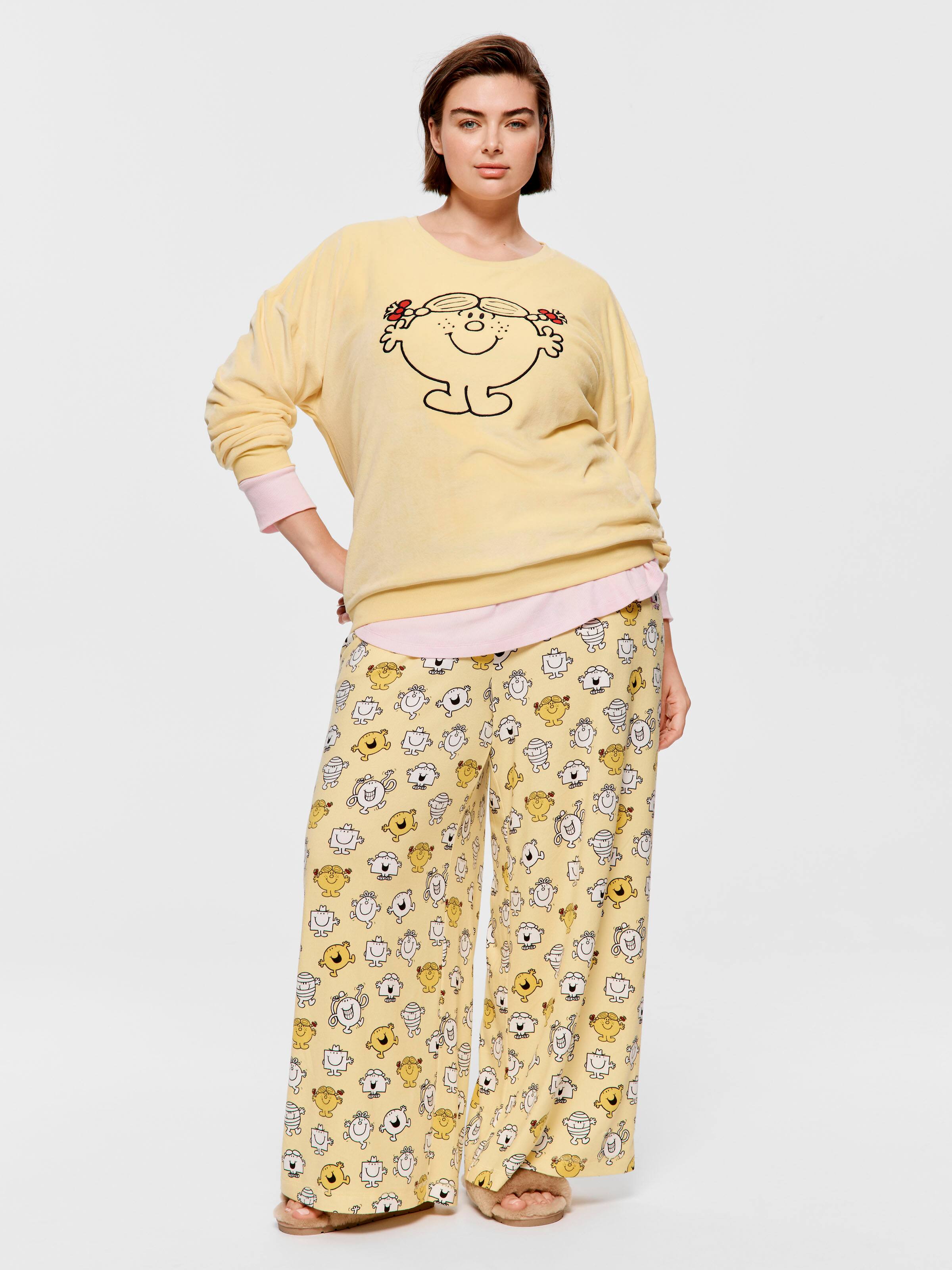 P.A. Plus Little Miss Plush Wide Leg Pj Pant