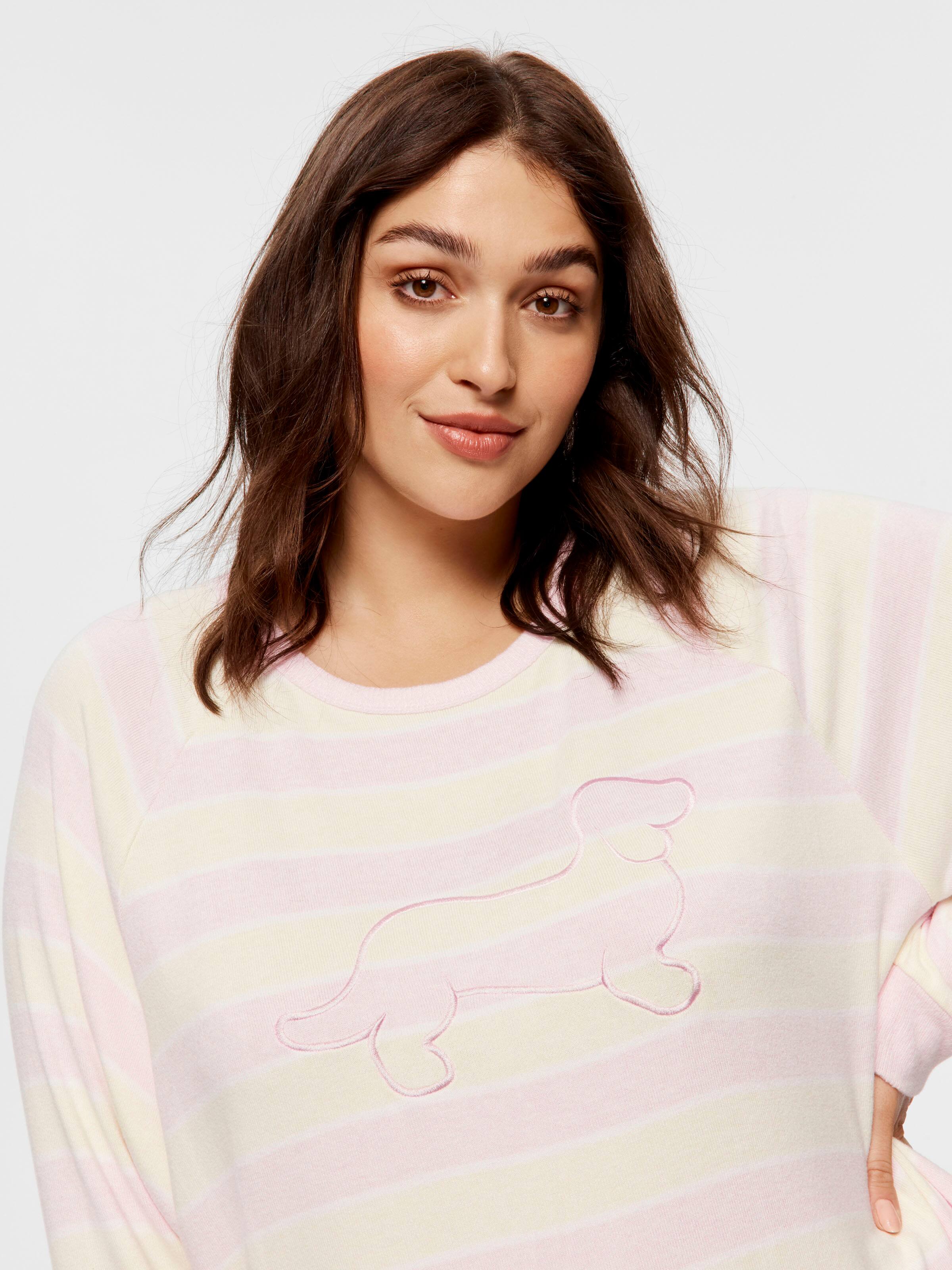 P.A. Plus Pastel Fuzzy Oversized Sweater