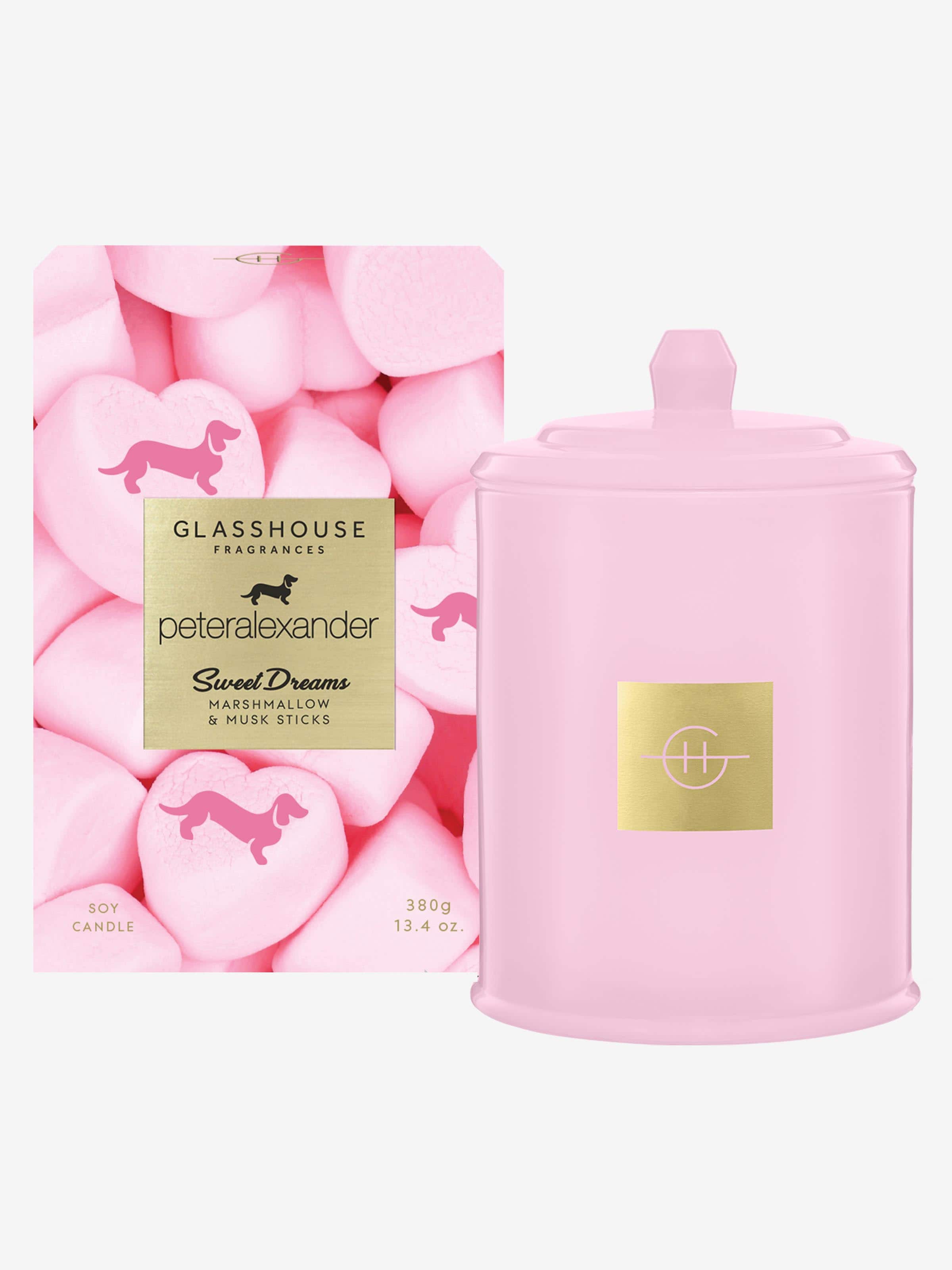 Glasshouse Fragrances Limited Edition Sweet Dreams 380G Candle