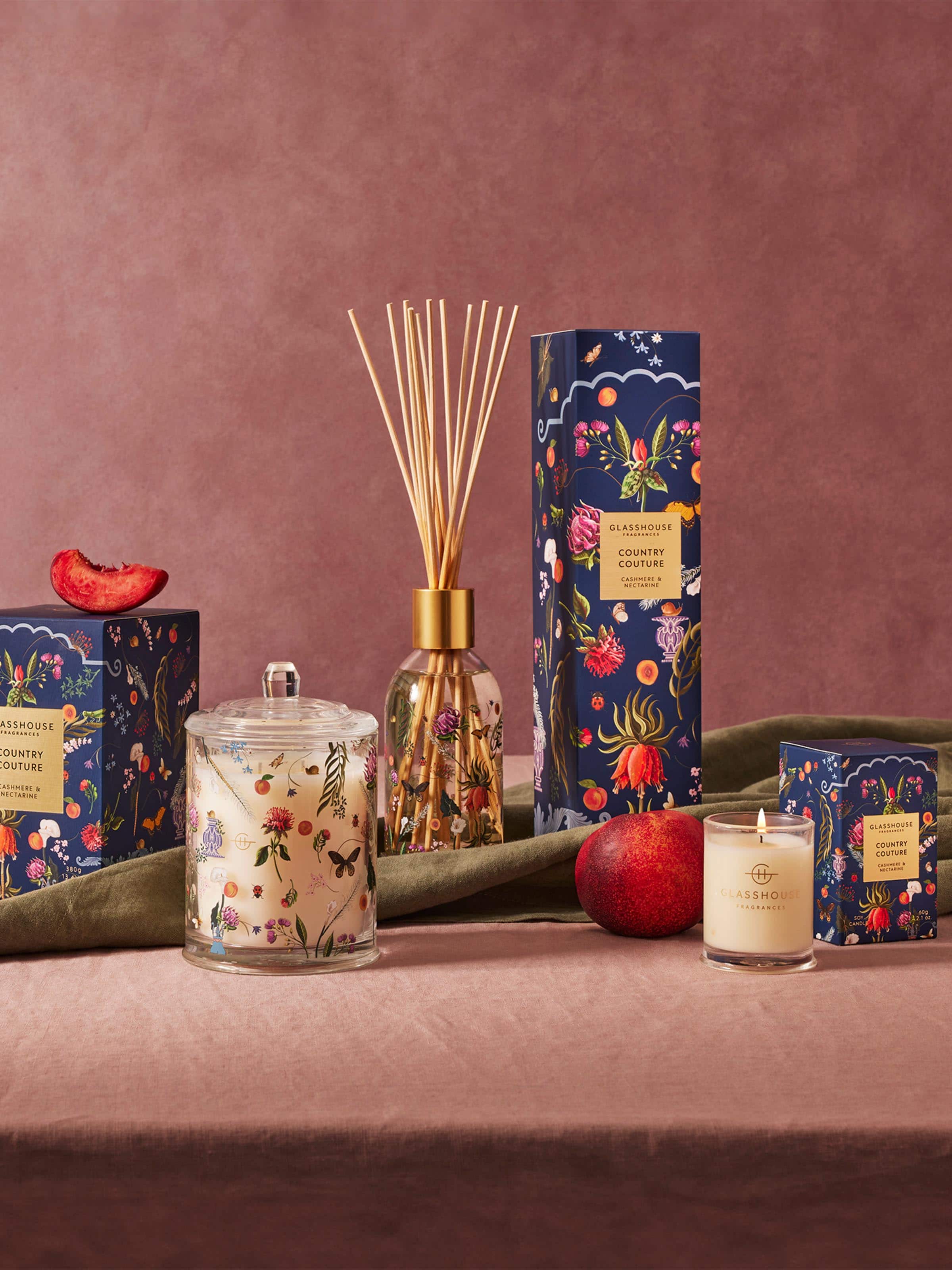 Glasshouse Fragrances Limited Edition Mothers Day Country Couture Candle 60G