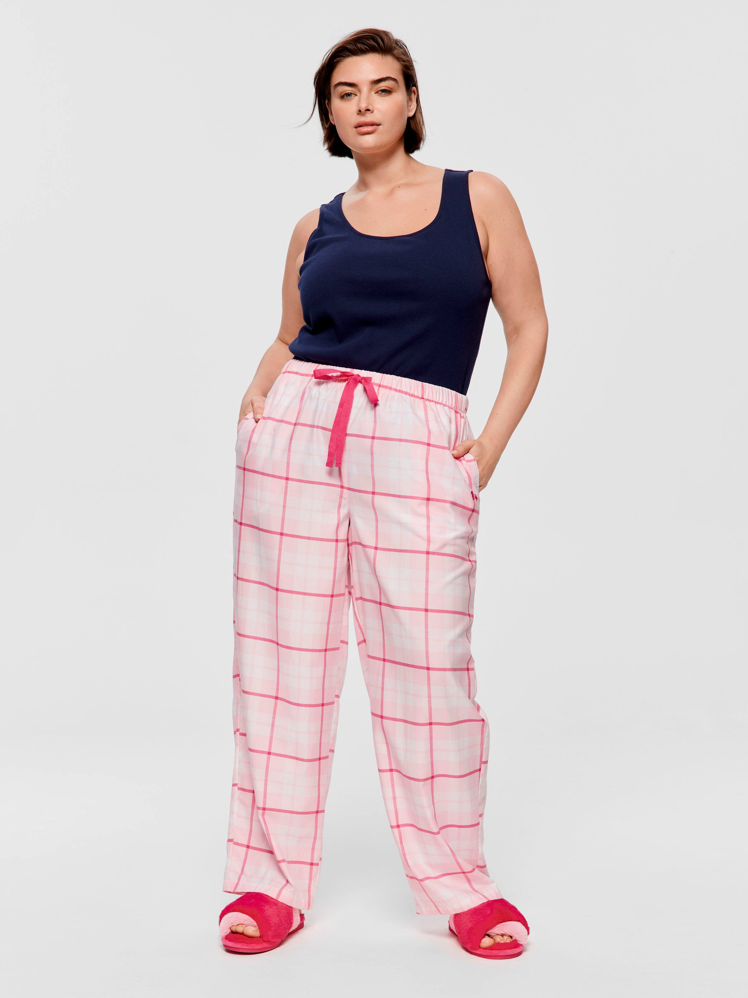 P.A. Plus Pink Check Classic Pj Pant