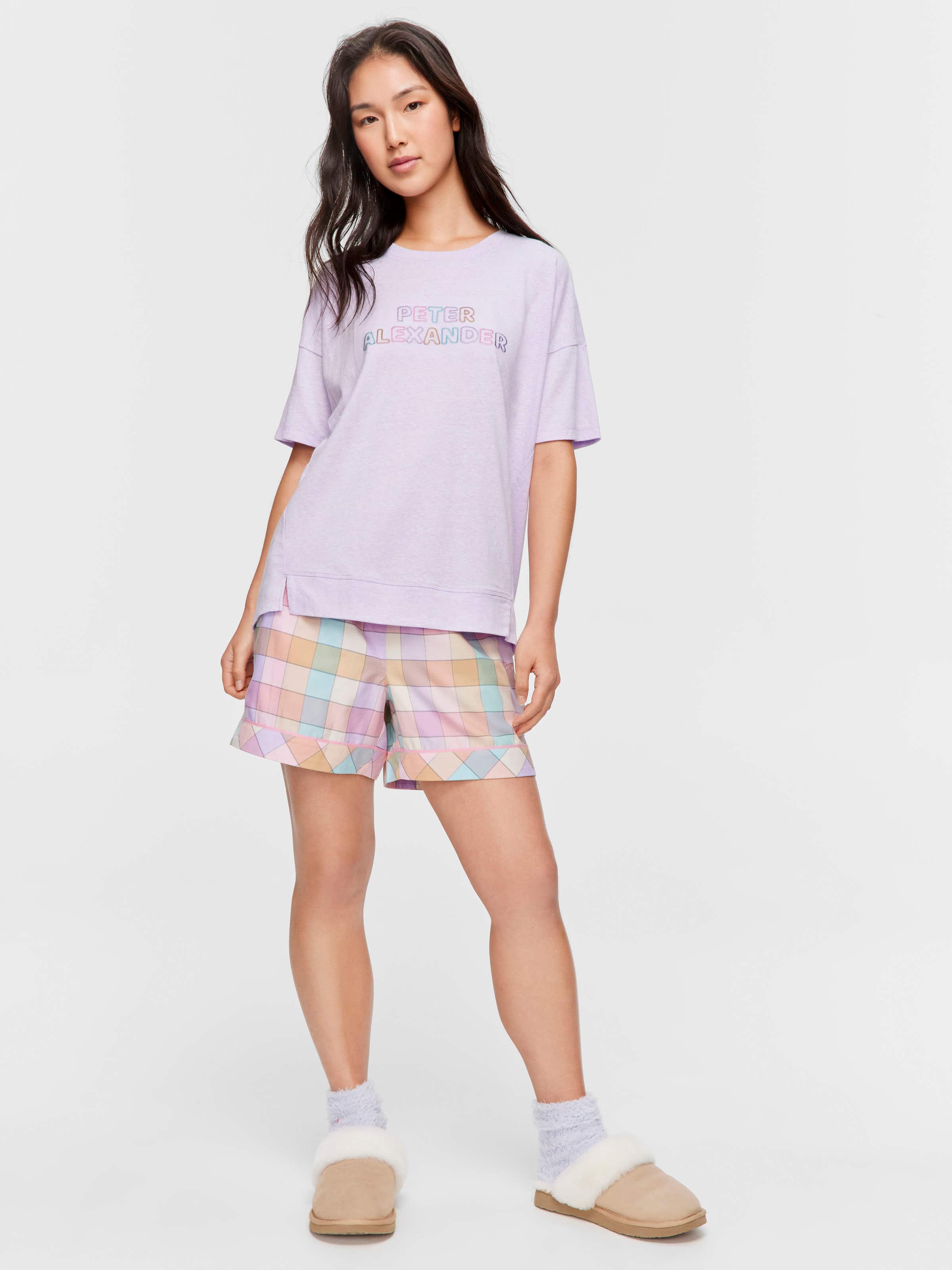 Lilac Peter Alexander Logo Tee