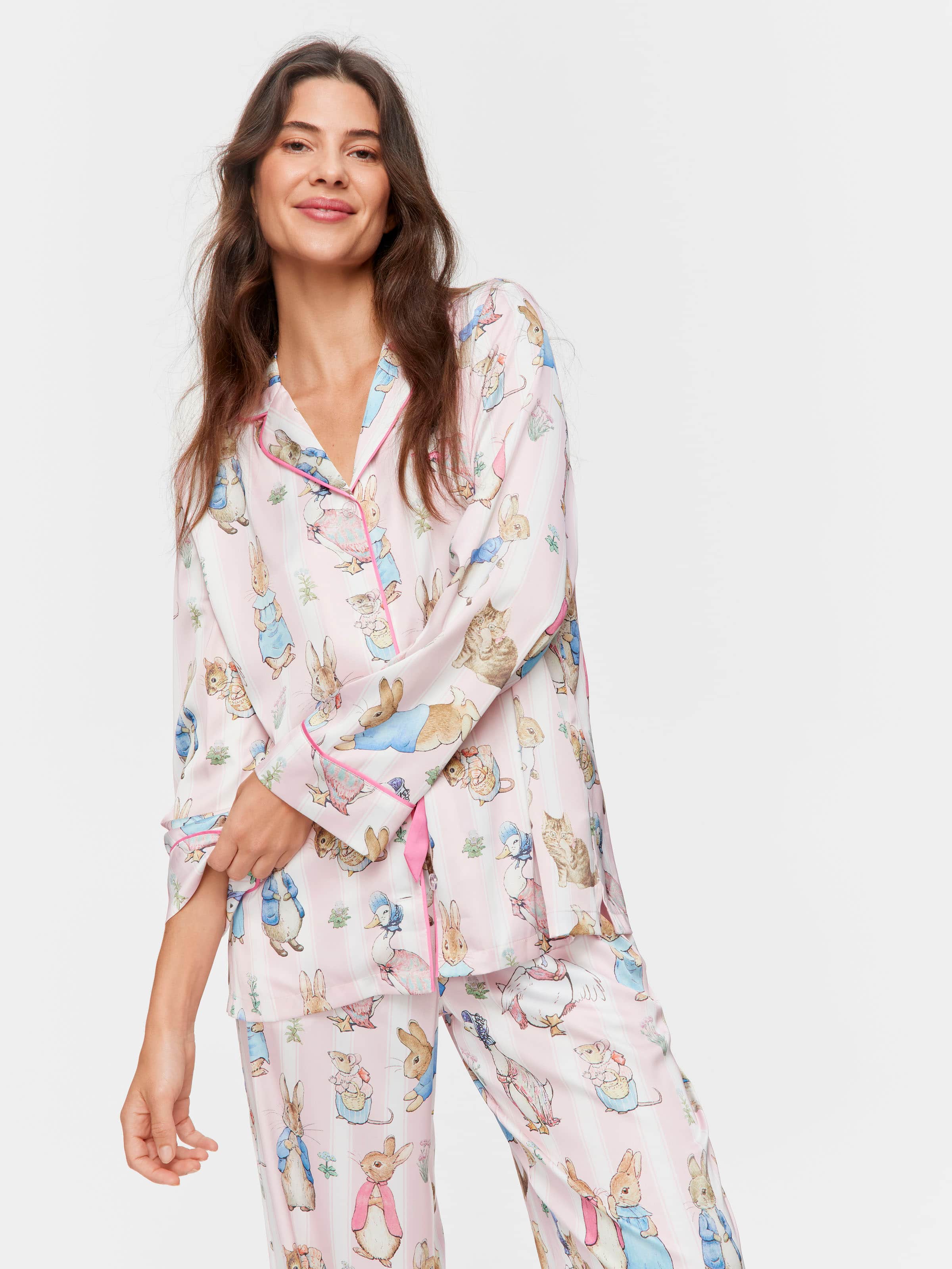 Peter Rabbit Satin Long Sleeve Pj Set