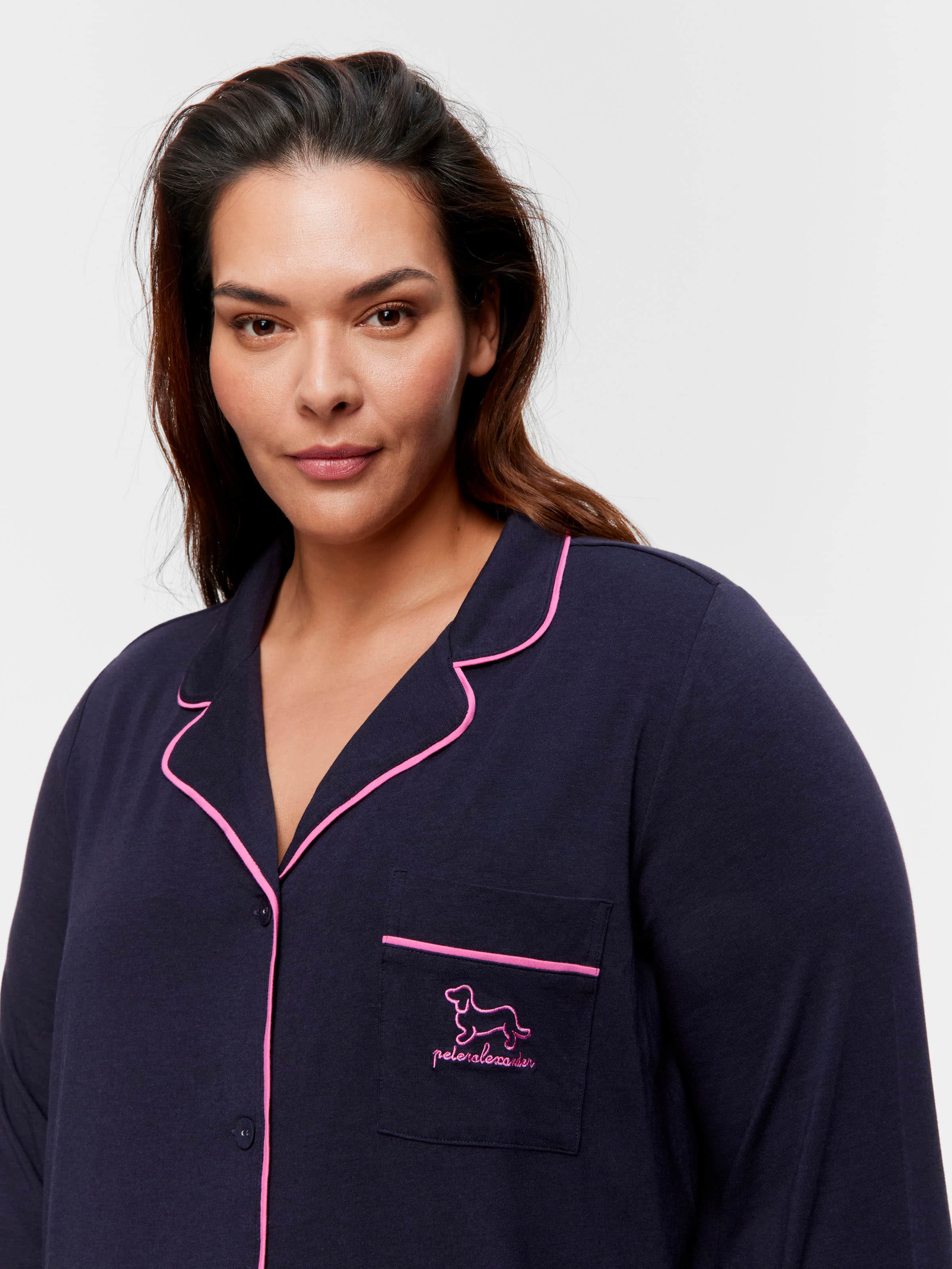 P.A. Plus Cosy Classic Bamboo Knit Nightshirt