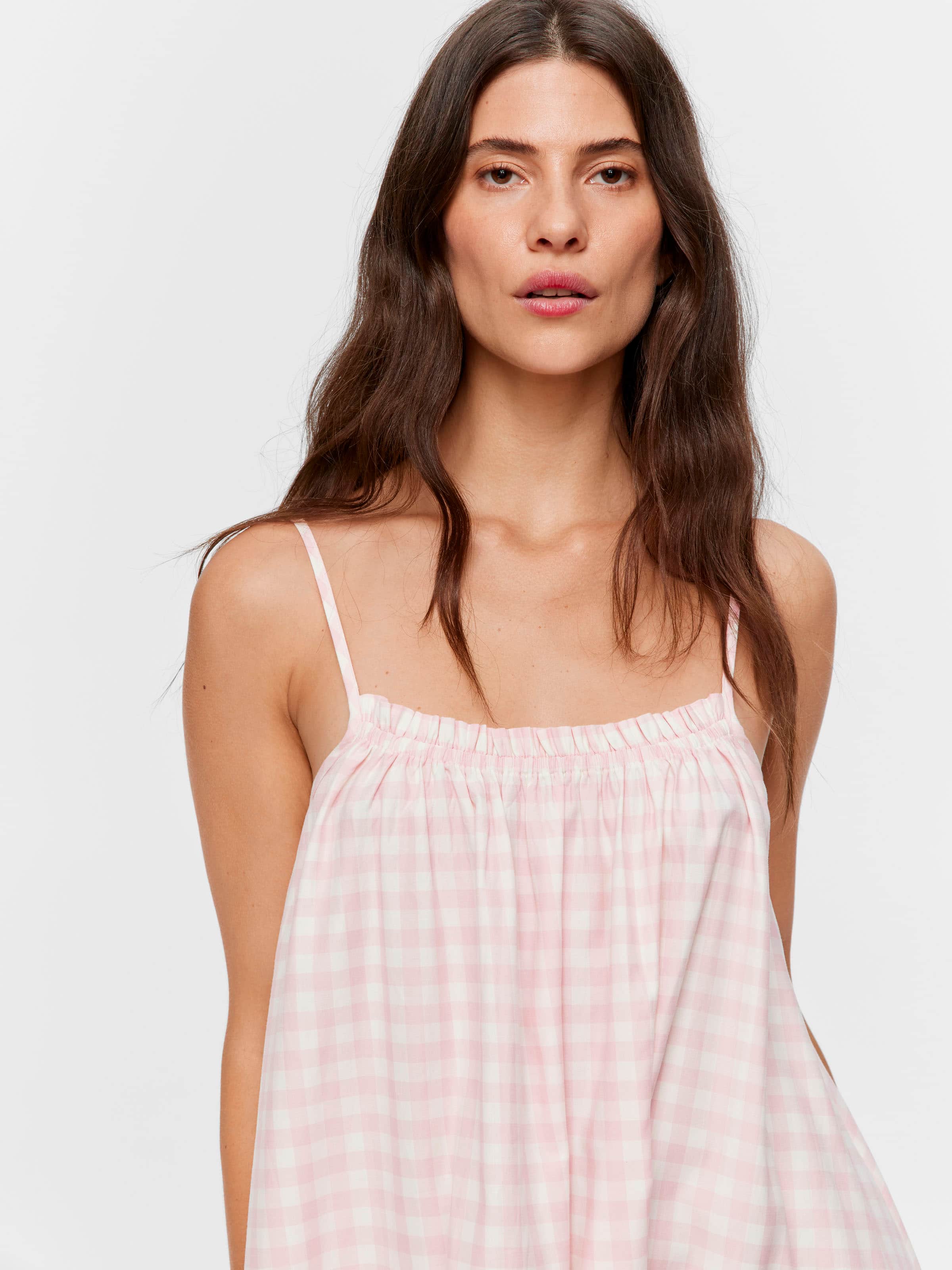 Gingham Strappy Nightie