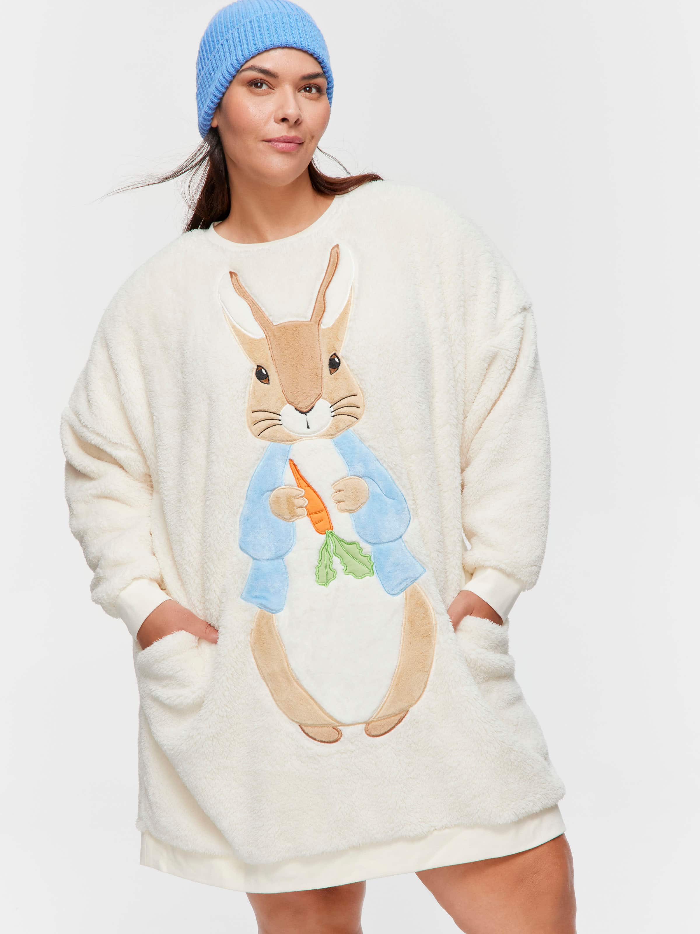 P.A. Plus Peter Rabbit Fleece Sweater Nightie