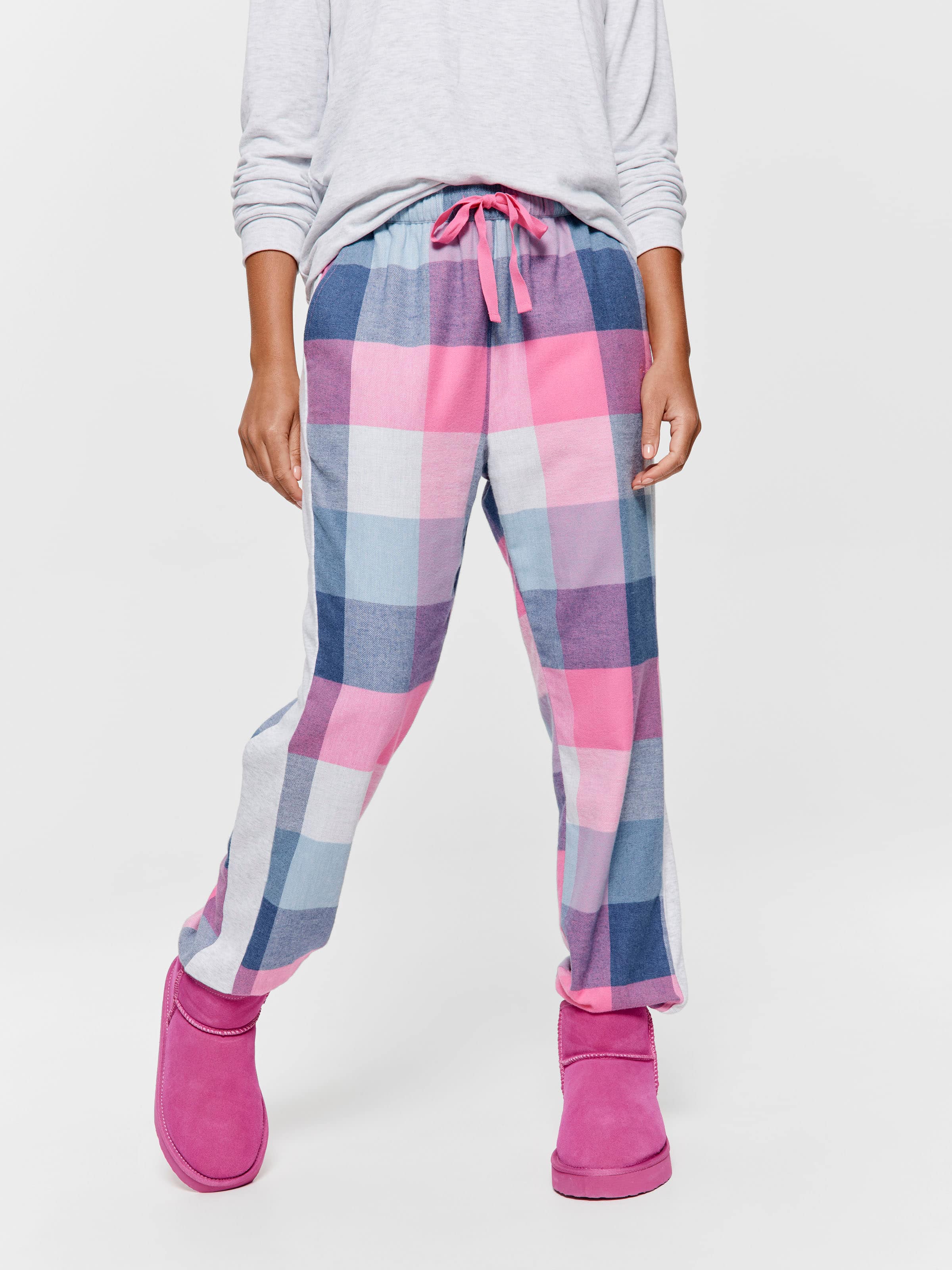 Buffalo Check Flannelette Cuff Pj Pant