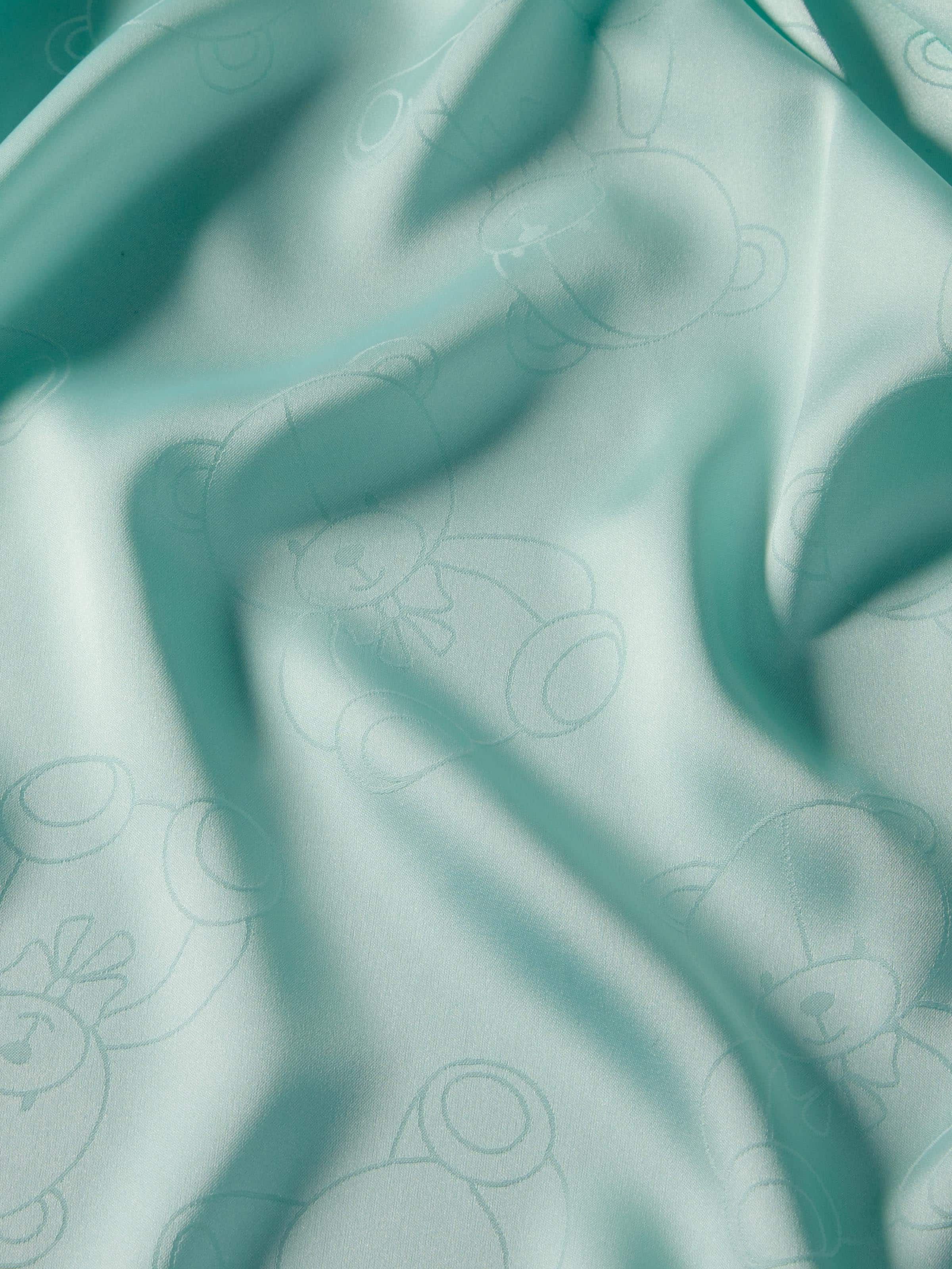Mint Teddy Bears Chic Satin Shortie Pj Set