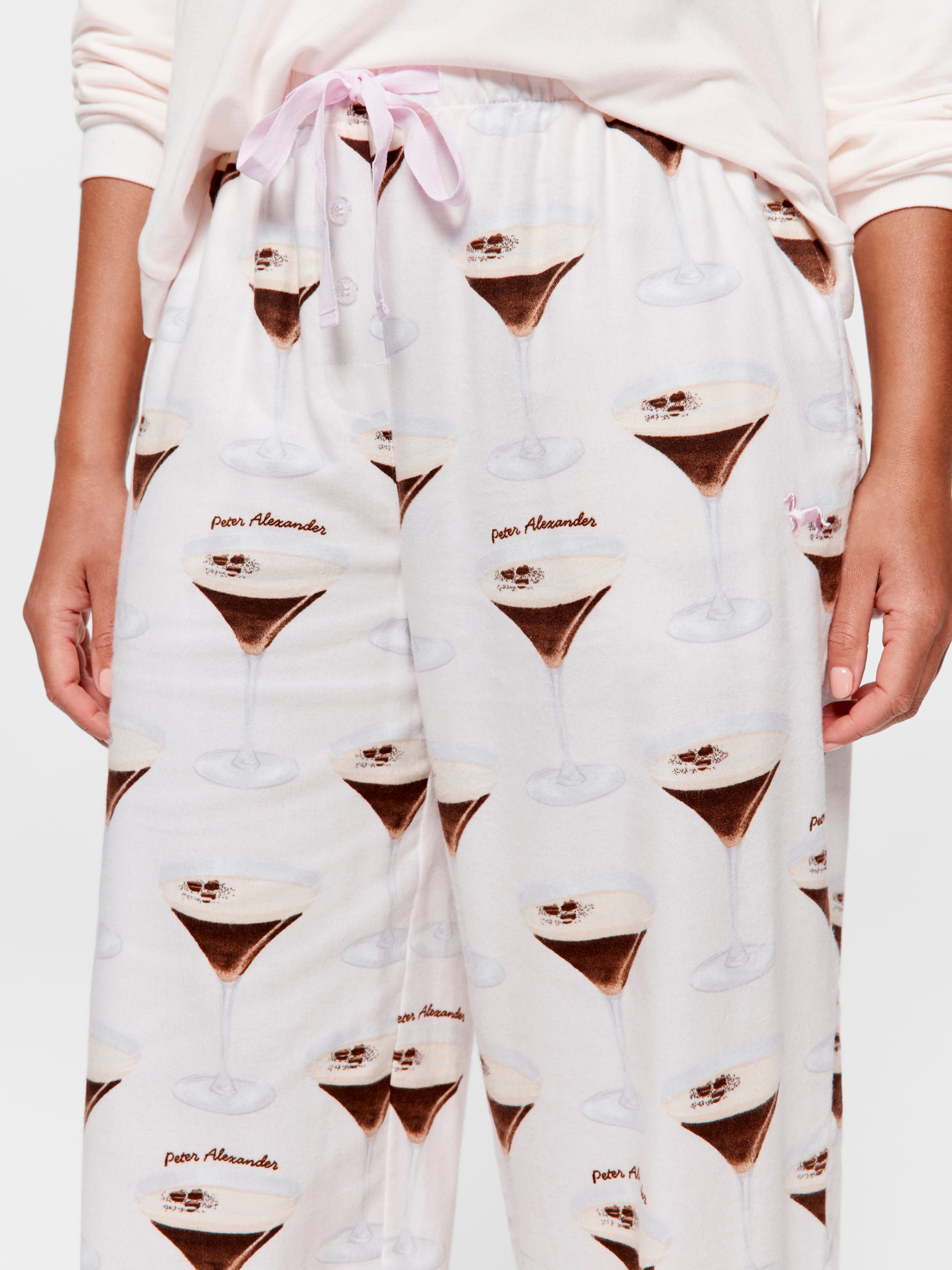 Espresso Martini Bamboo Flannelette Classic Pj Pant