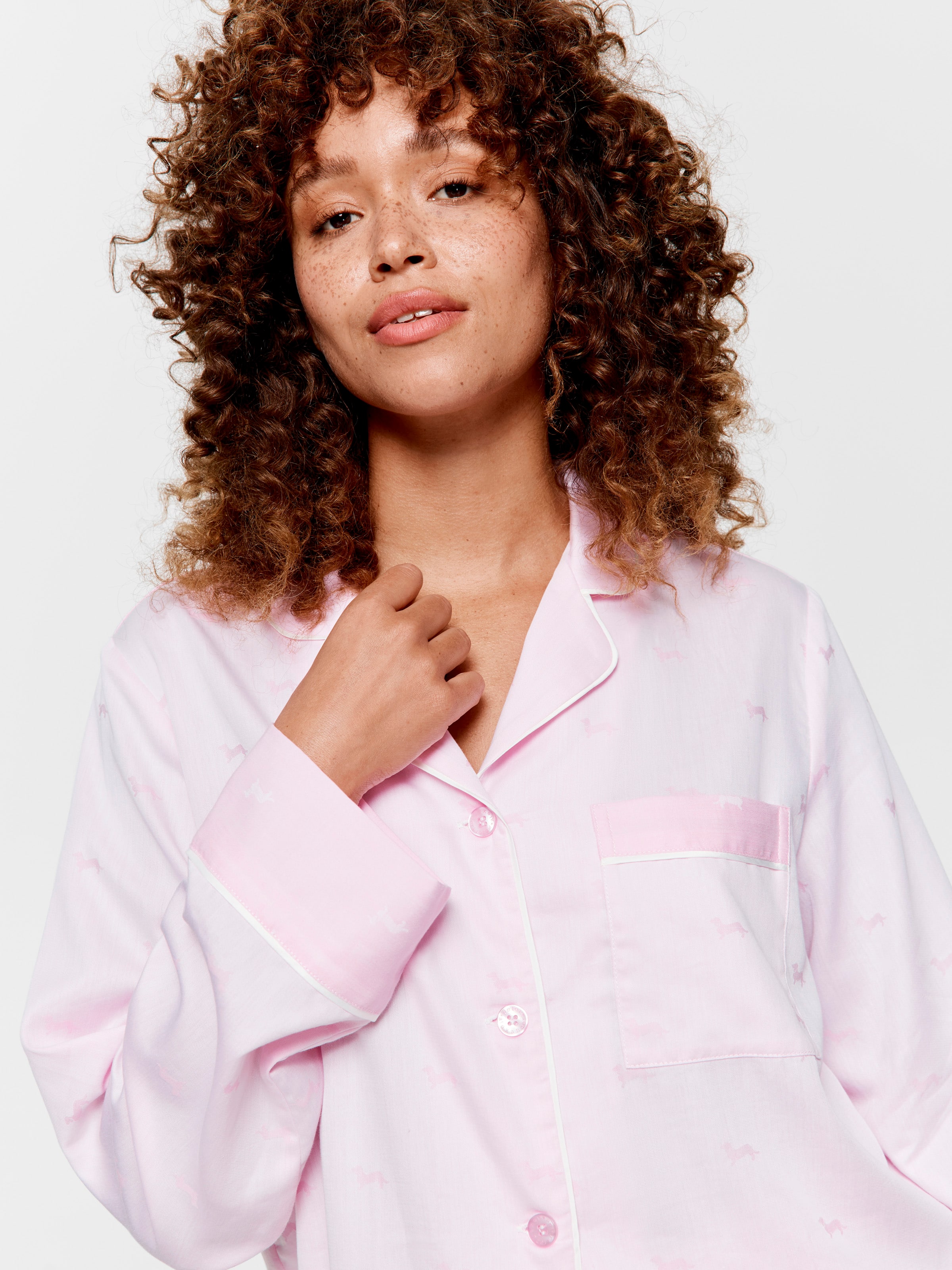 Pretty In Pink Penny Long Pj Set
