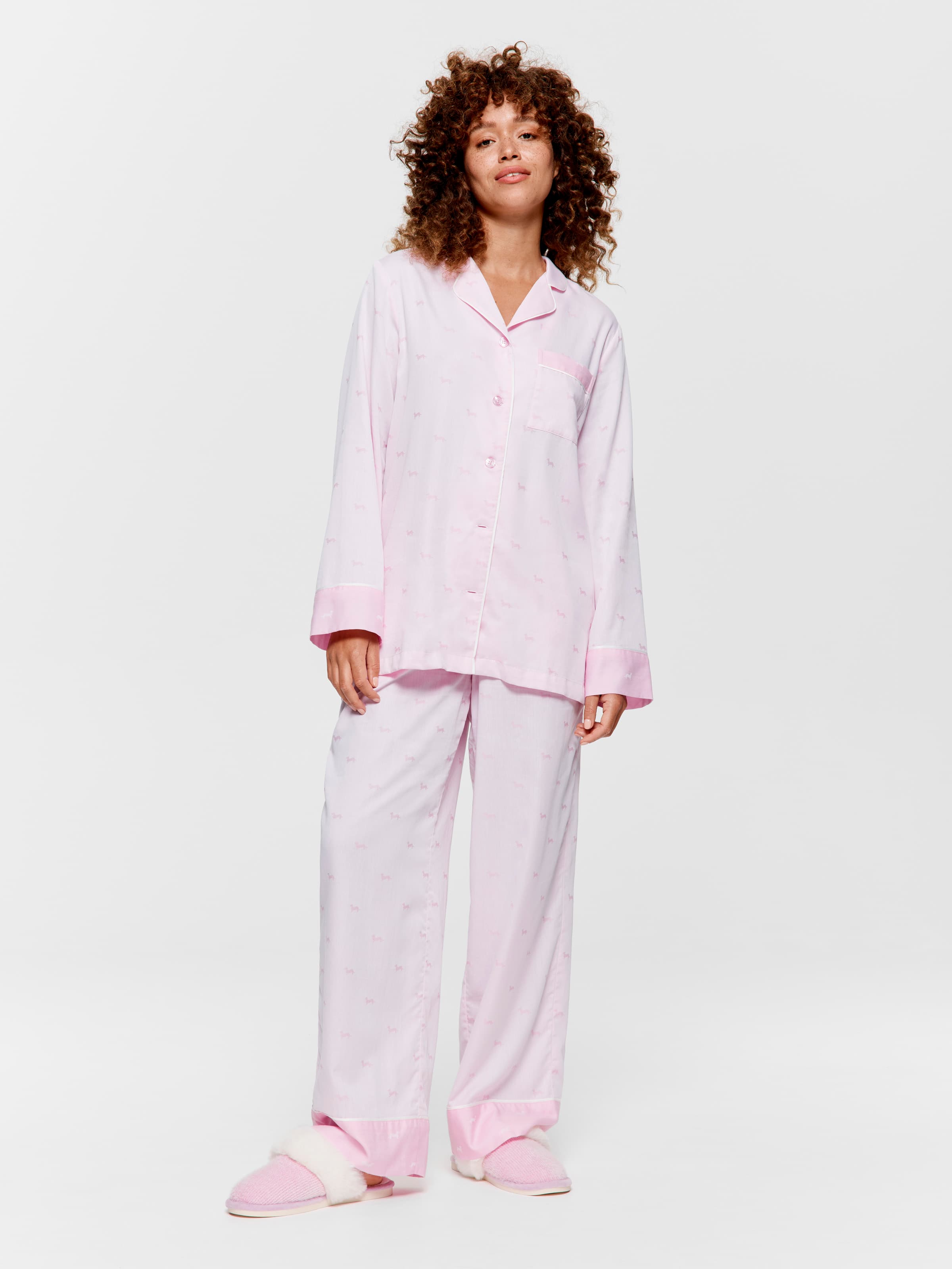 Pretty In Pink Penny Long Pj Set