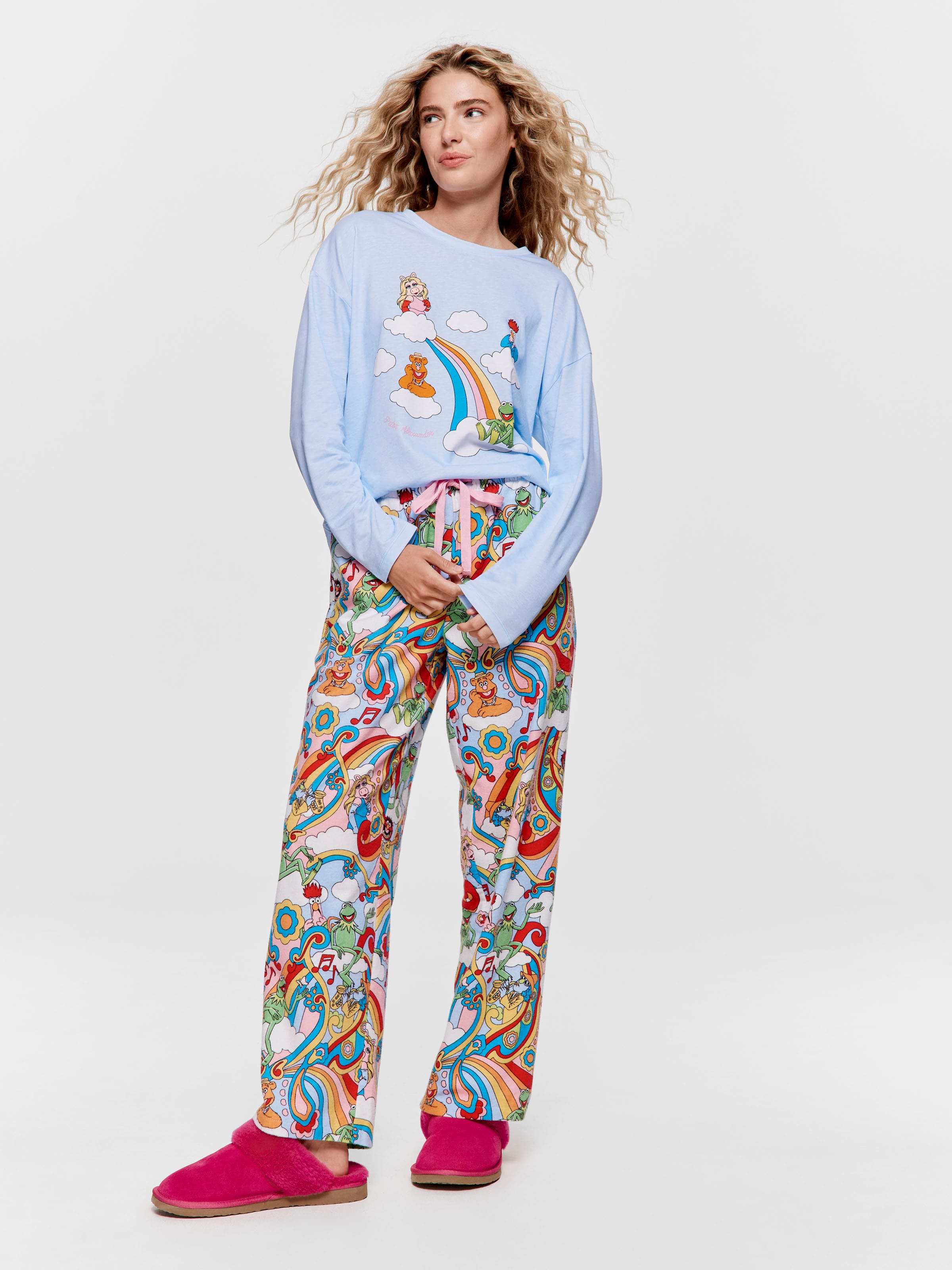 The Muppets Rainbow Classic Flannelette Pj Pant