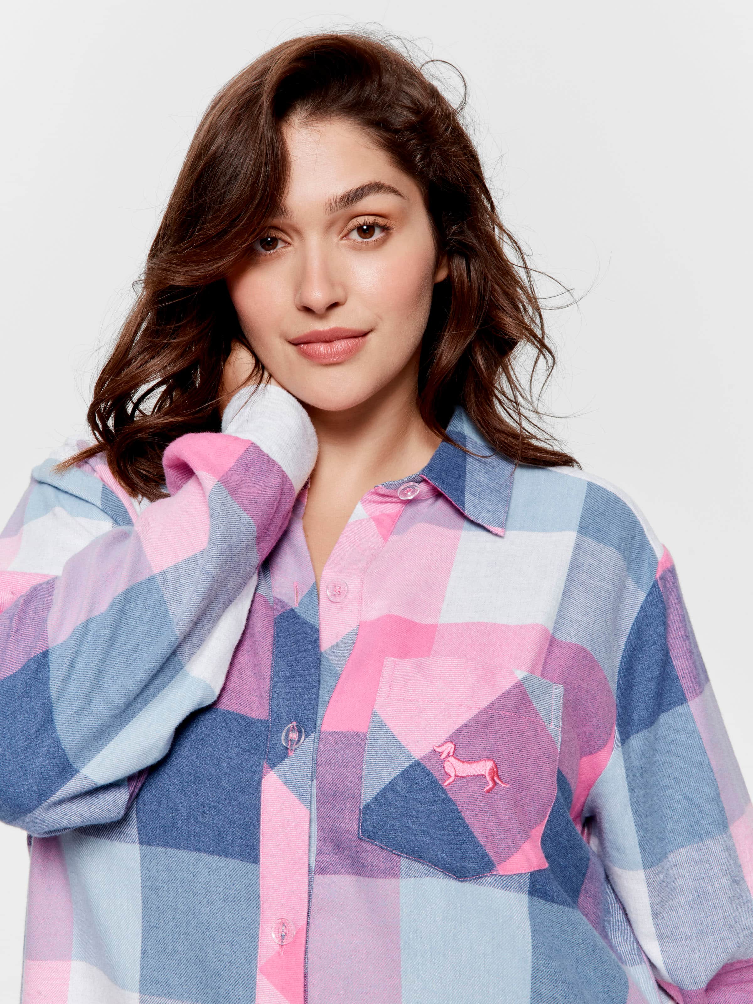 P.A. Plus Buffalo Check Flannelette Nightshirt