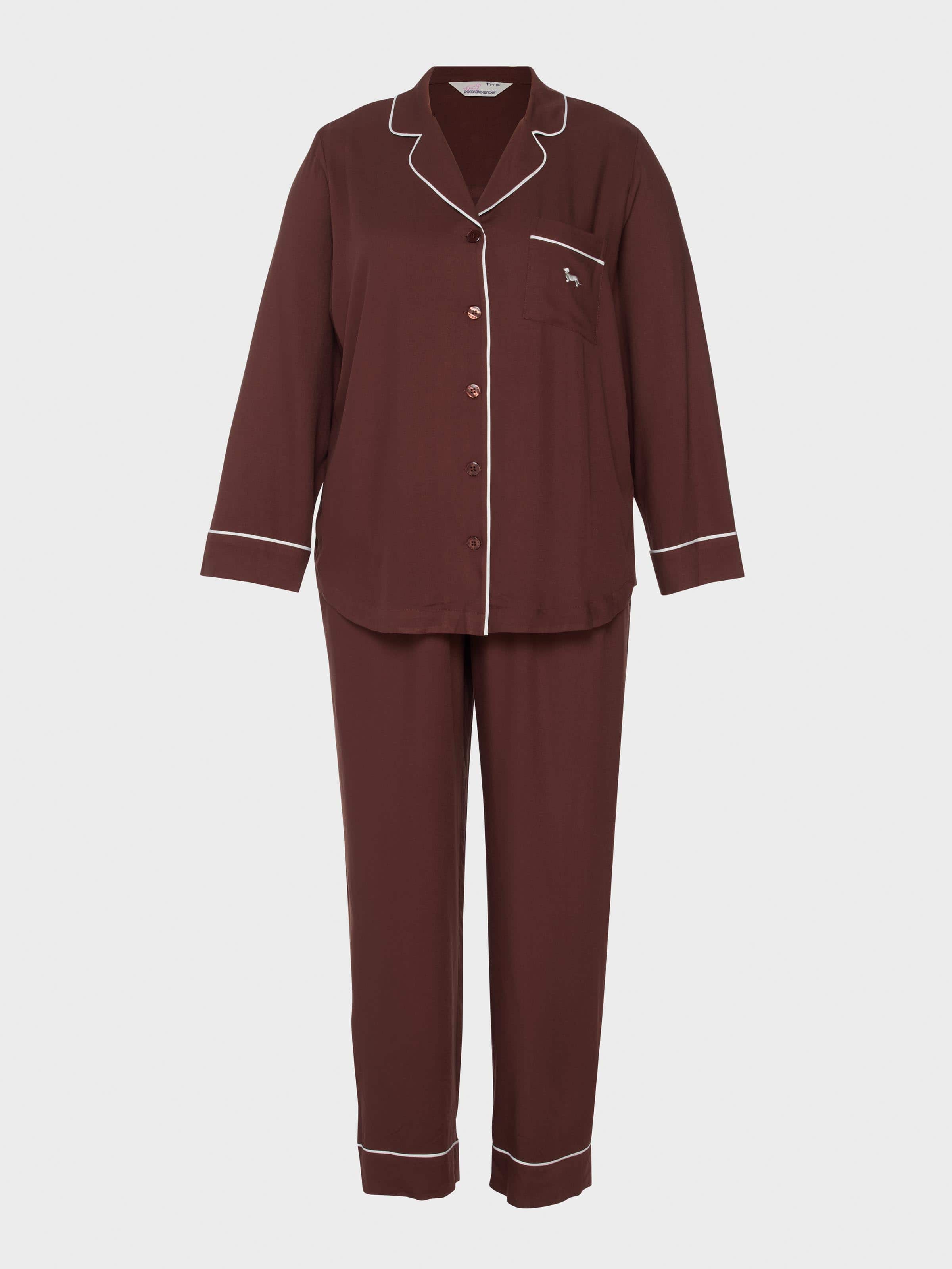 Image for P.A. Plus Chocolate Long Sleeve Pj Set from JustGroupNZ
