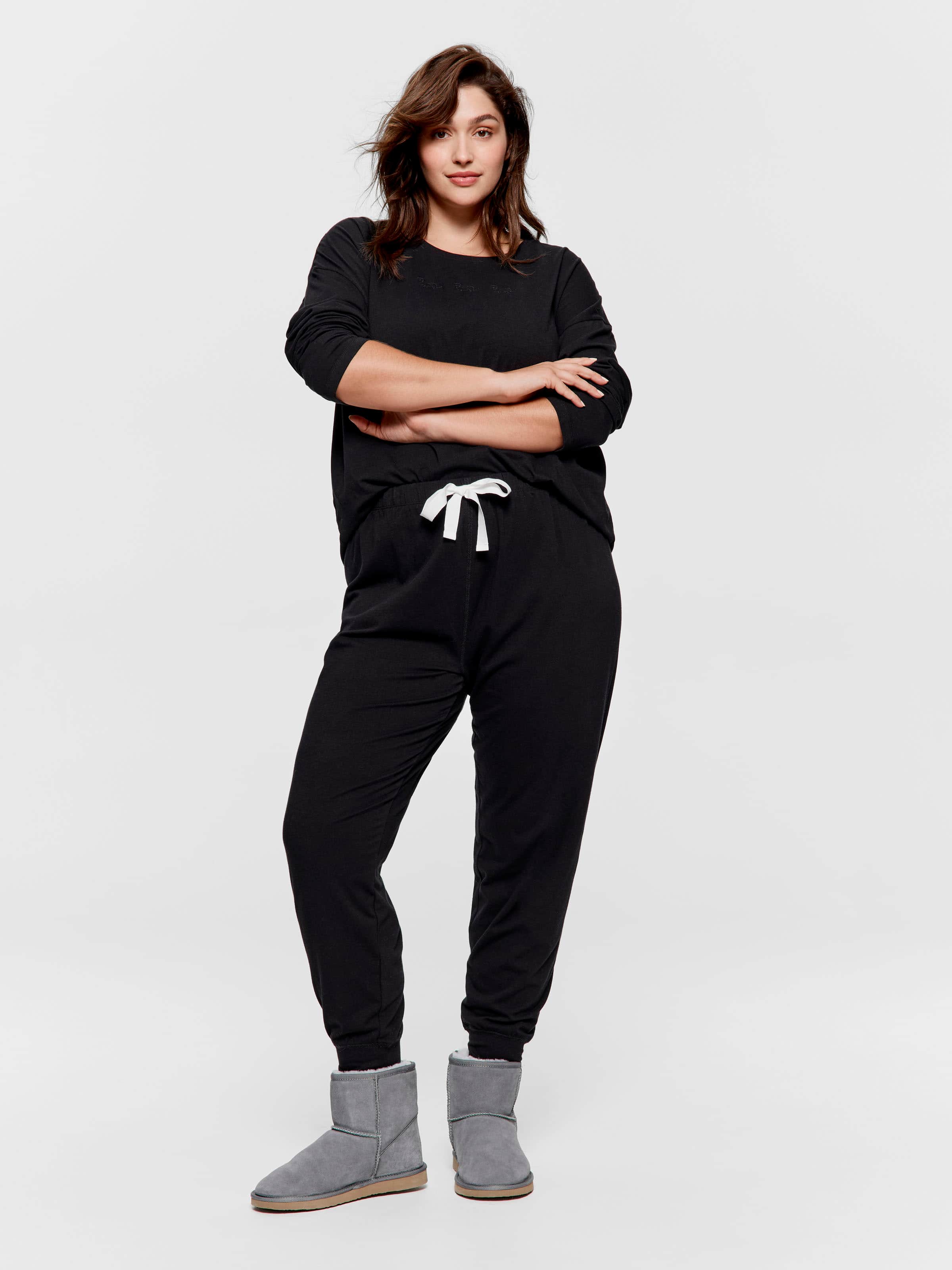 Image for P.A. Plus Black Easy Pj Pant from JustGroupNZ