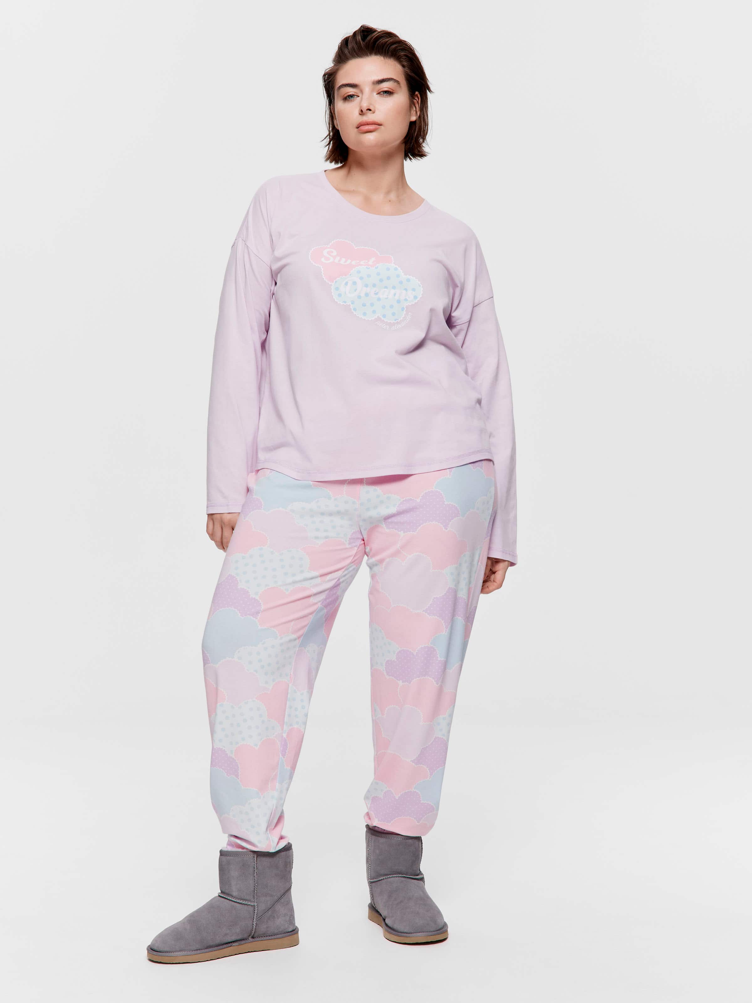 P.A. Plus Sweet Dreams Cloud Pj Set