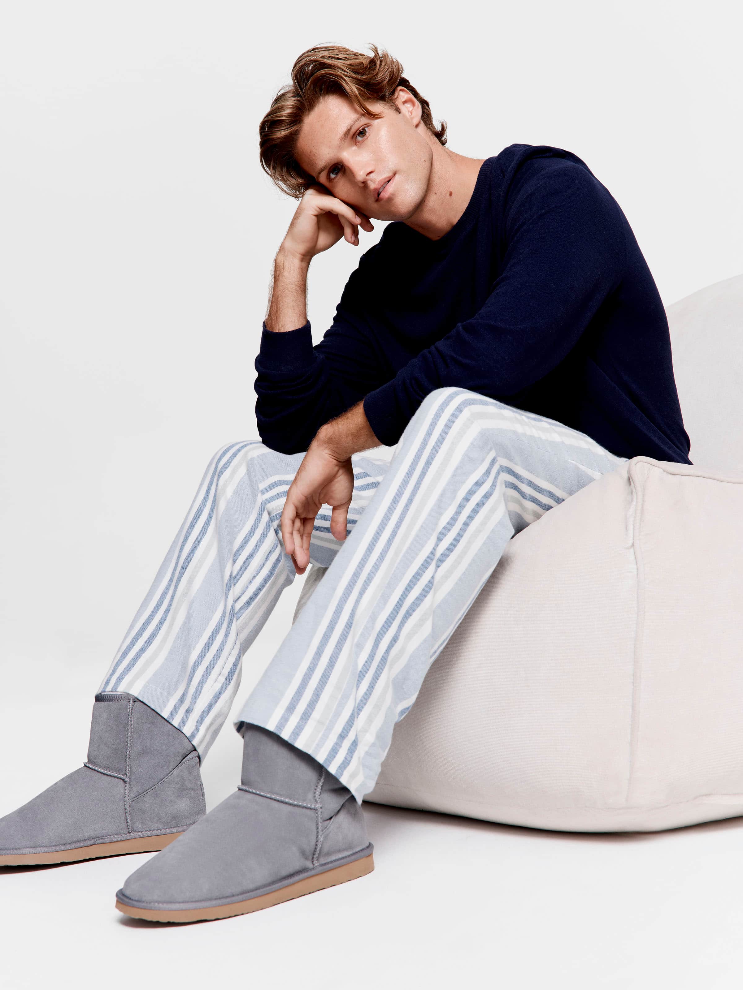 Multi Stripe Classic Flannelette Pj Pant