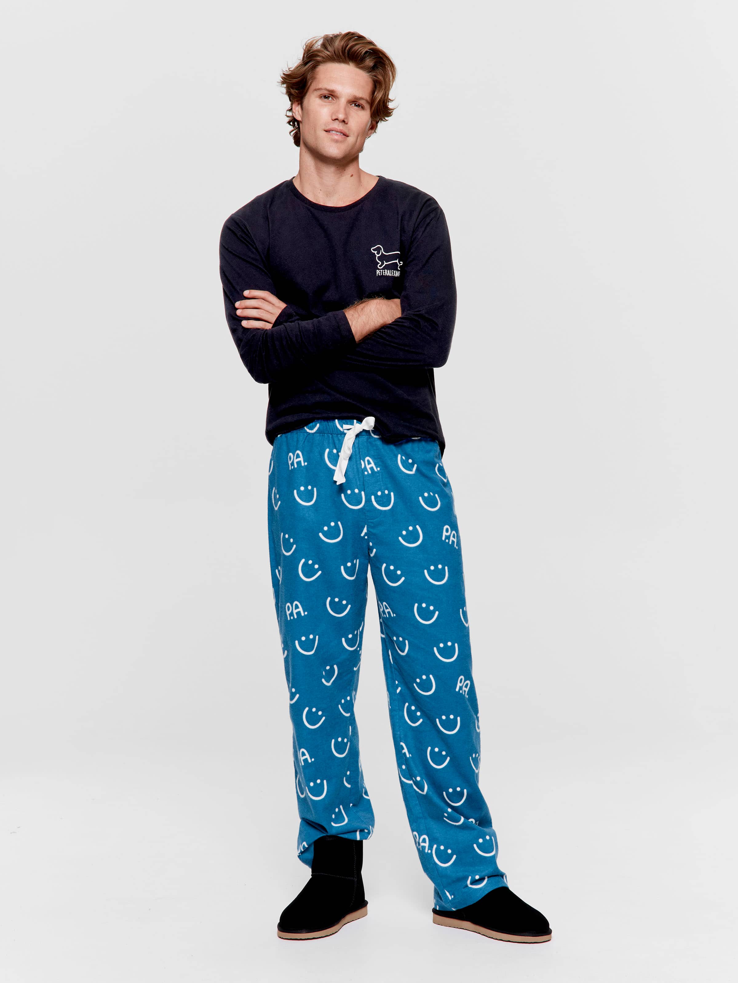 Happy Faces Flannelette Pj Pant