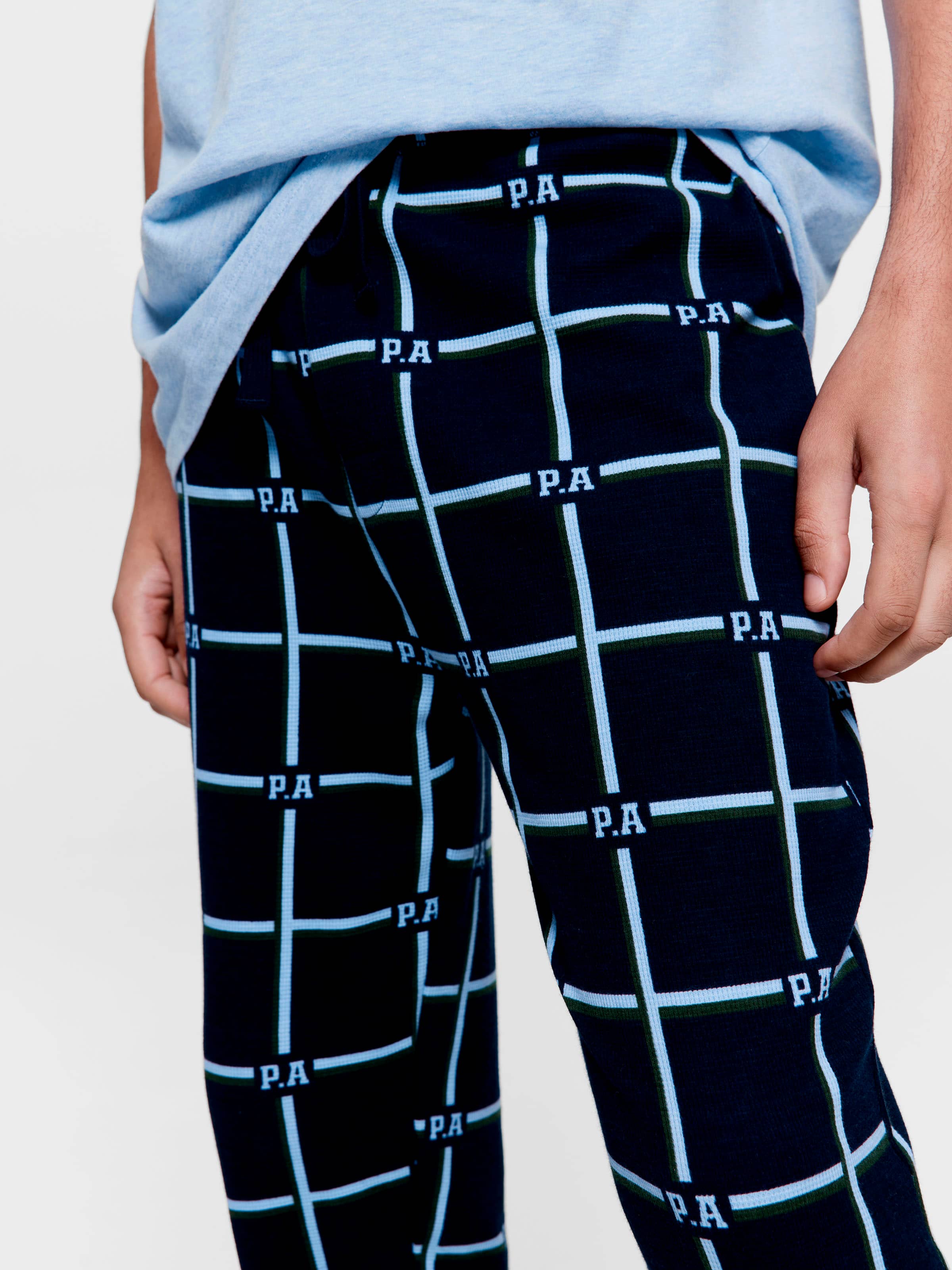 P.A Windowpane Jogger Pj Pant