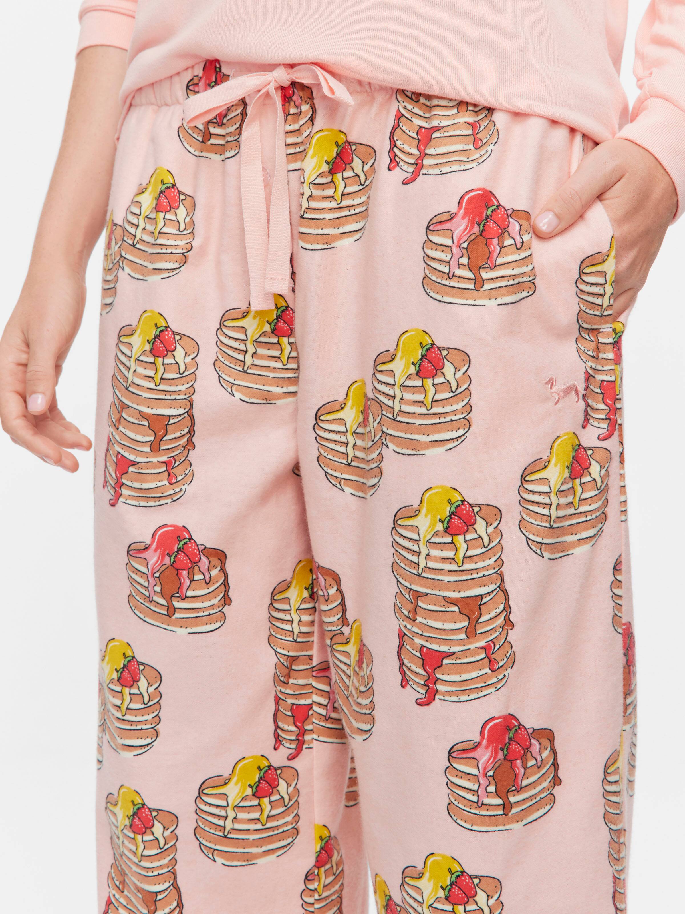 Pancake Stack Flannelette Pj Pant