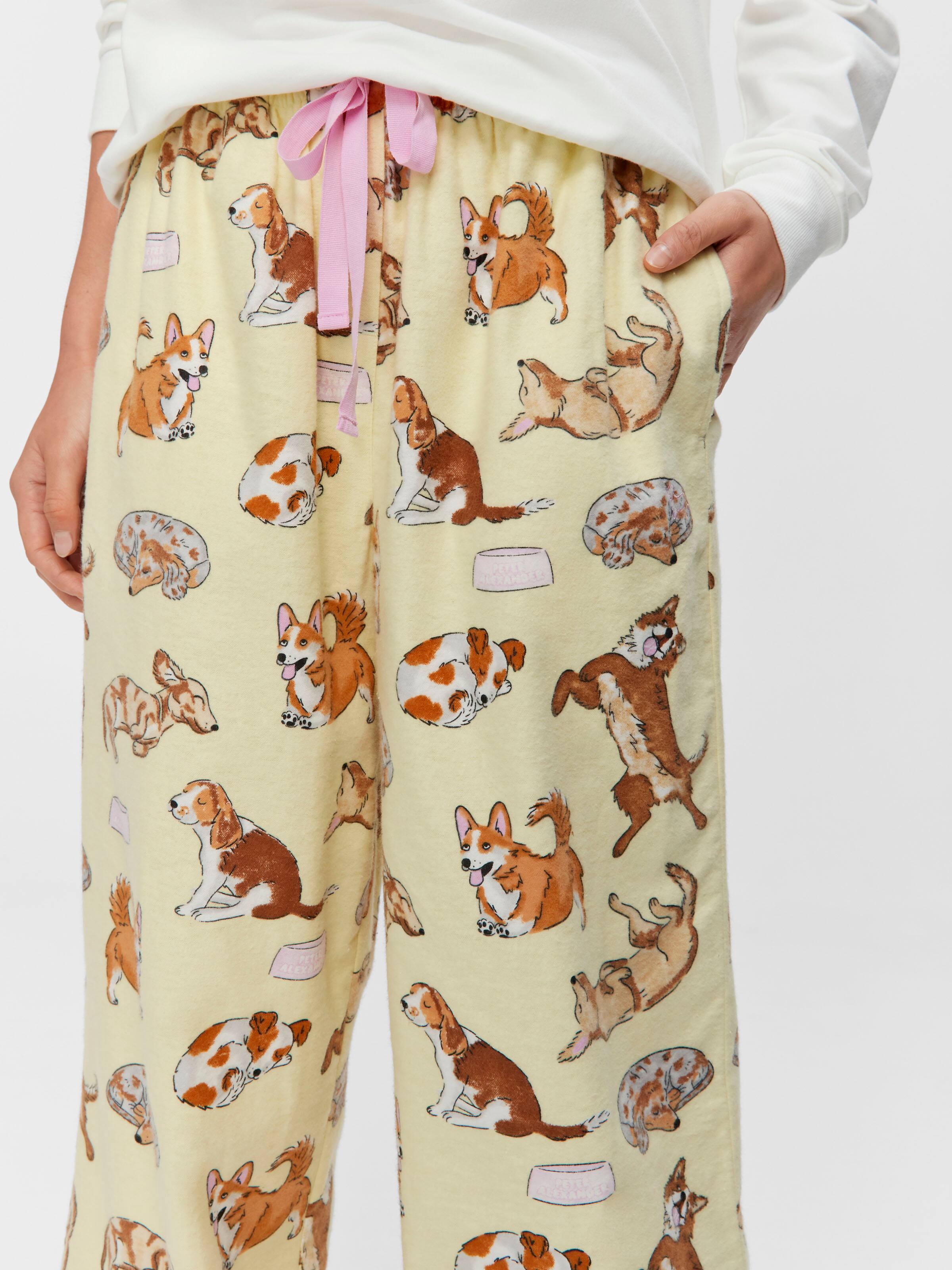 Happy Dogs Flannelette Classic Pj Pant