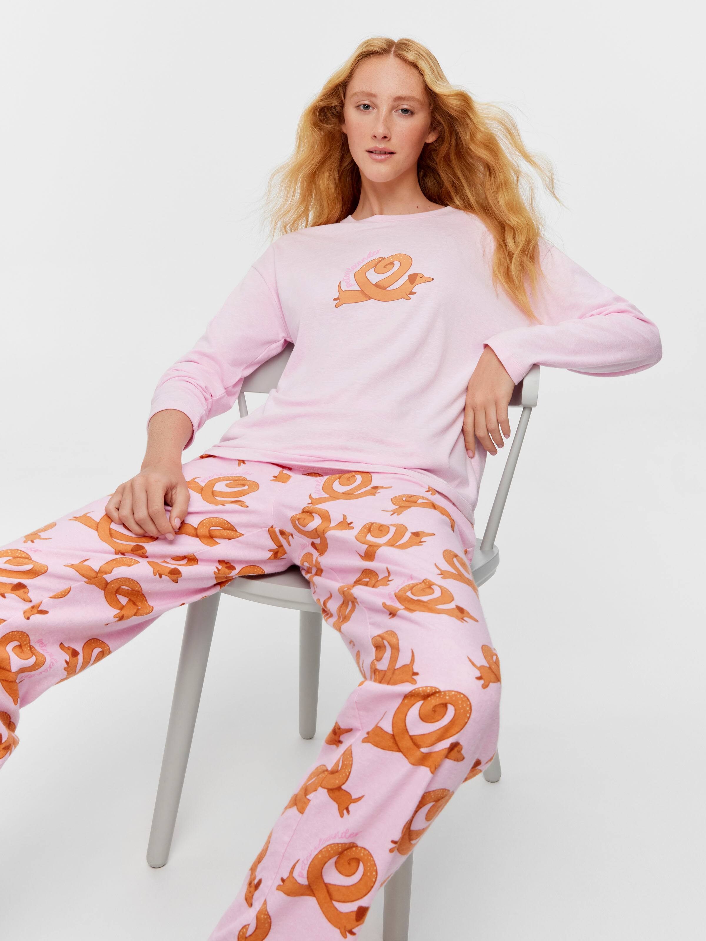 Pretzel Oversized Long Sleeve Top