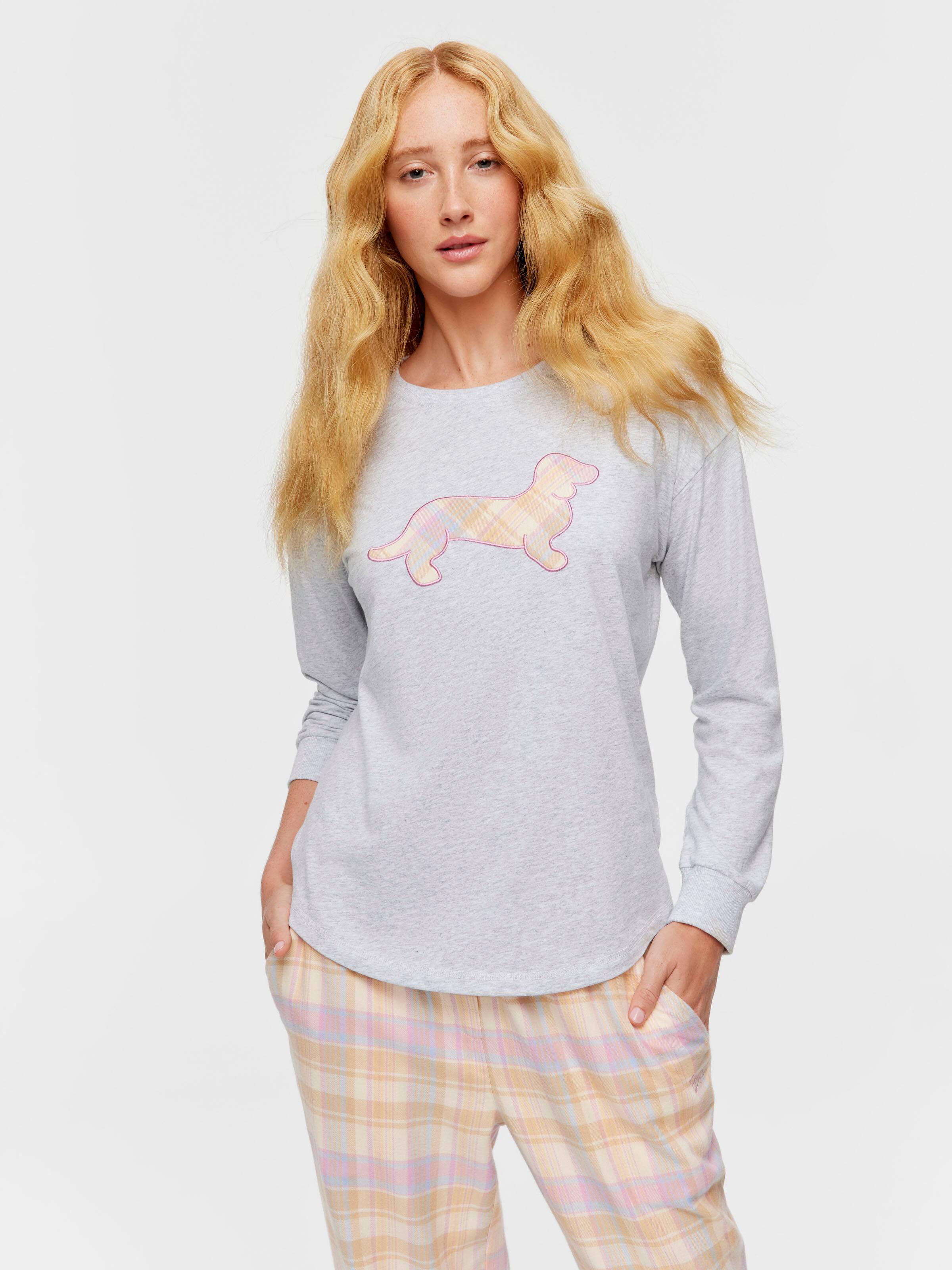 Penny Check Long Sleeve Top