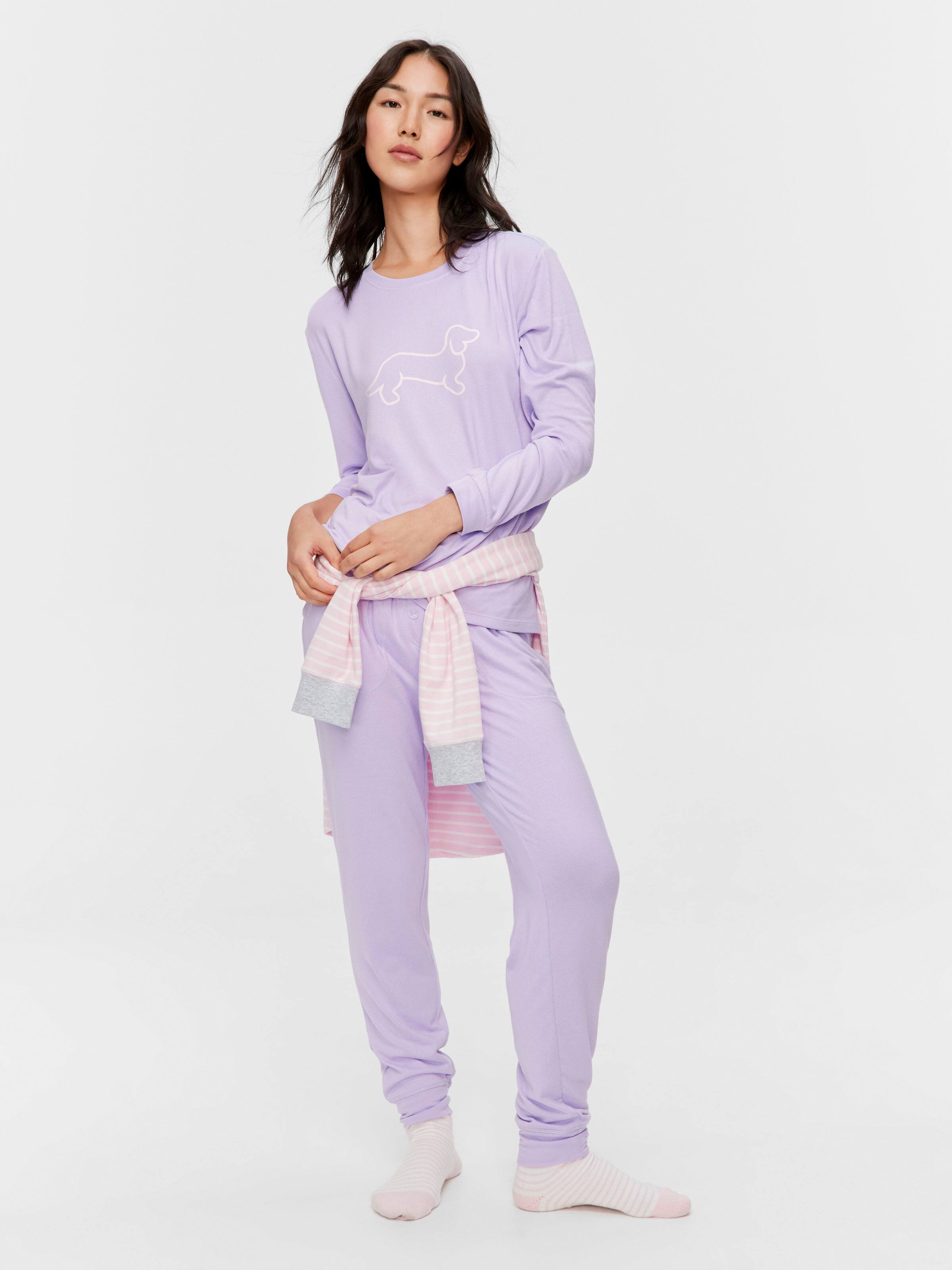 Lilac Logo Plush Sweater